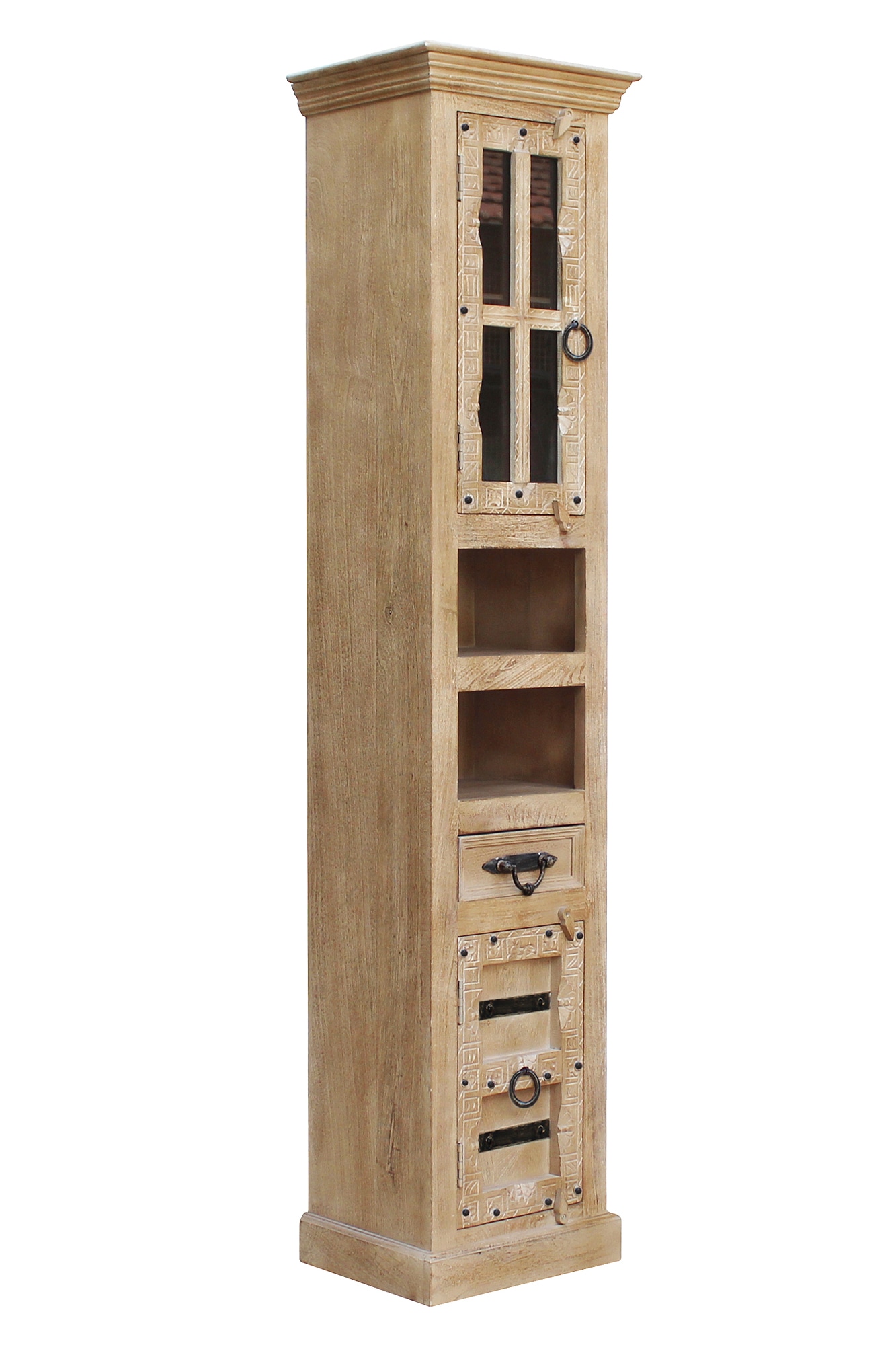 SIT Badmöbel-Set »Colombo 5-tlg. aus Mangoholz mit Hochschrank« Set, Bäder-Set, 