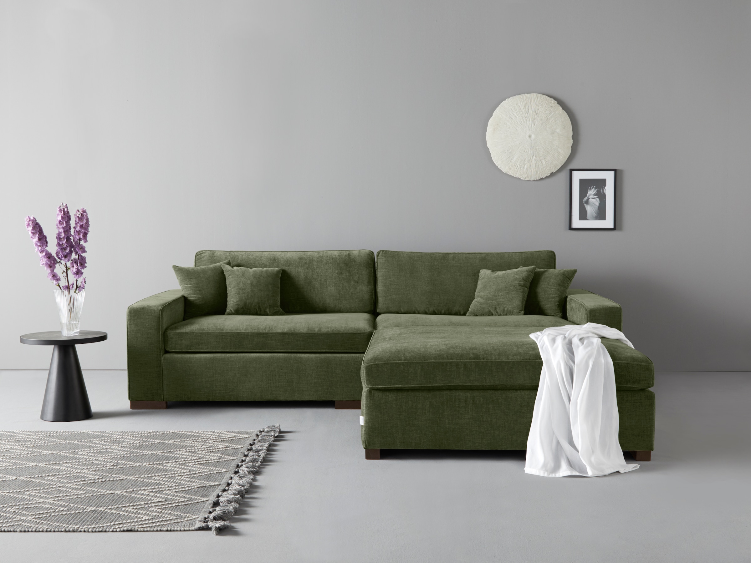 Home affaire 2-places »Skara XXL« Lounge-Sofa XXL mit Federkern-Polsterung, in vielen Bezugsvarianten