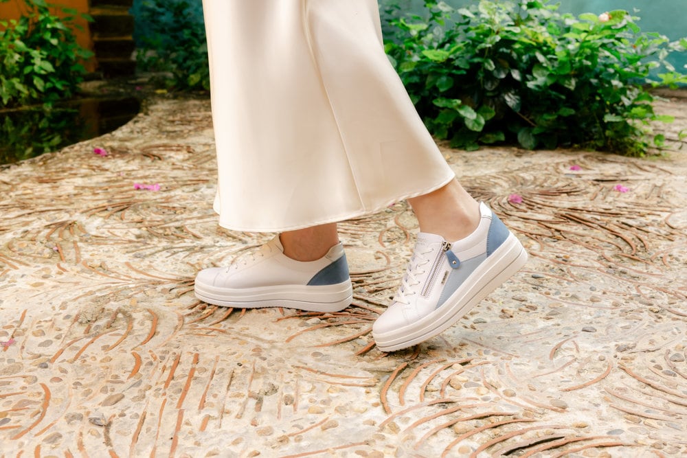 Remonte Baskets à plateforme  , Freizeitschuh, Halbschuh, Schnürschuh mit Soft-Einlage