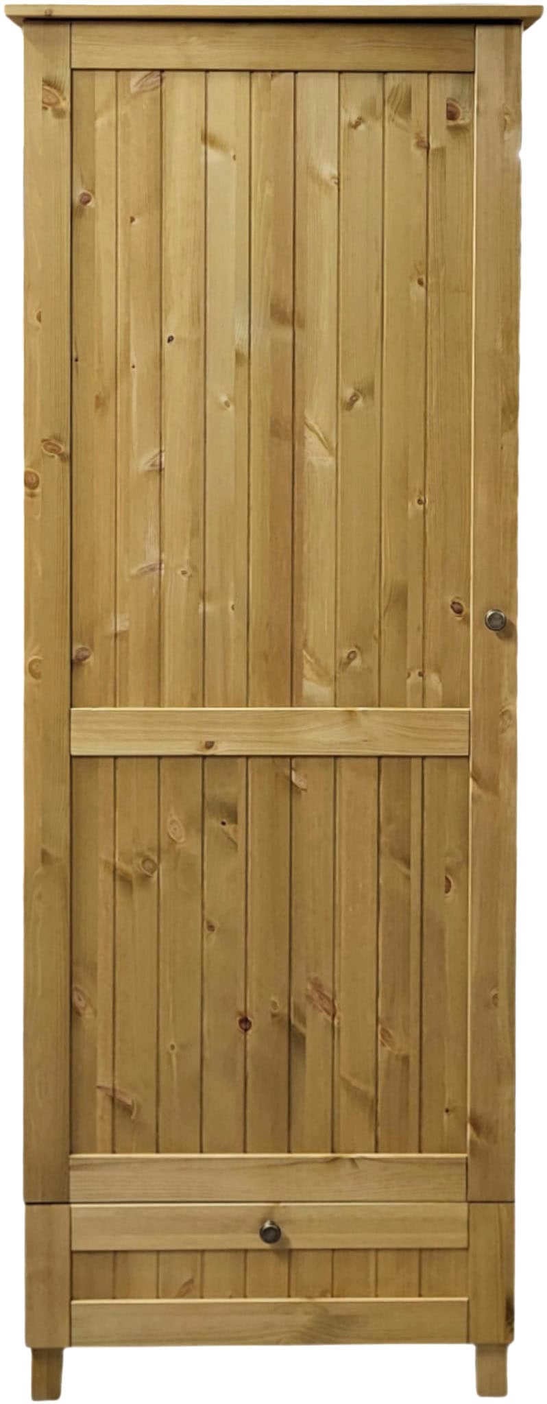 GOODproduct Garderobenschrank »Juventus« 1 Stk. tlg. aus massiver Kiefer, Breite  67cm, mit Kleiderstange