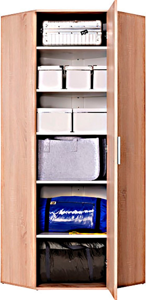 Procontour Armoire multi-usages »Eckschrank Clara« hauteur 167 cm, avec étagères réglables en hauteur
