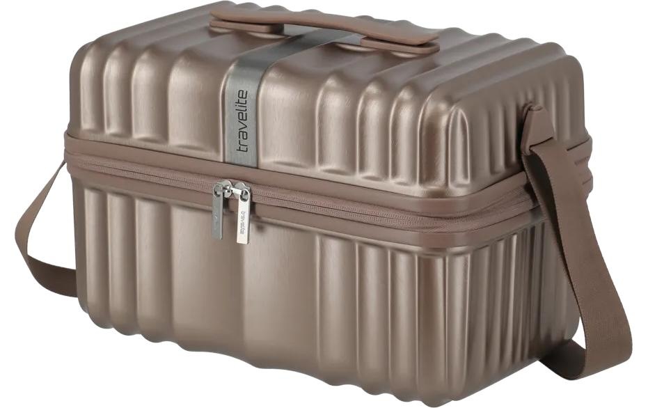 travelite Trousse de toilette »PAROS Beautycase 18 l« Elegante Beauty-Oase für unterwegs