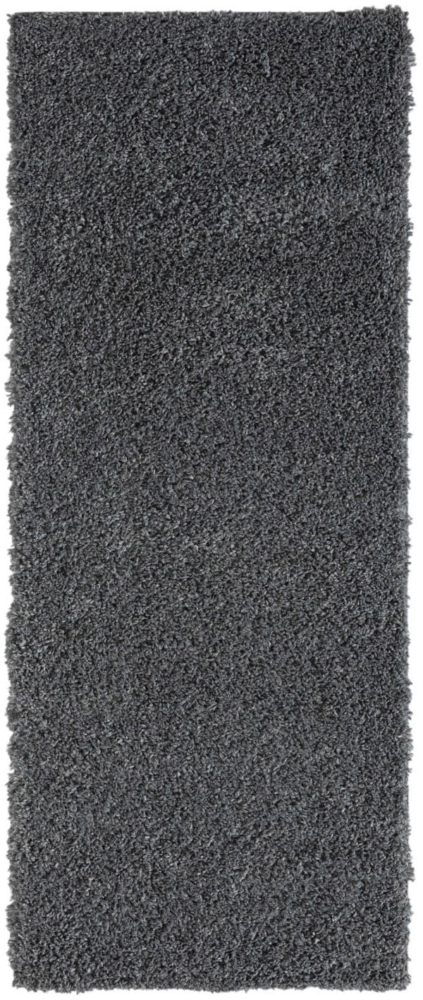 Myflair Möbel & Accessoires Hochflor-Bettumrandung »My Shaggy« Höhe 37 mm 3 Stk. tlg. Shaggy, Uni-Farben, leicht glänzend, extra flauschig, Läufer-Set