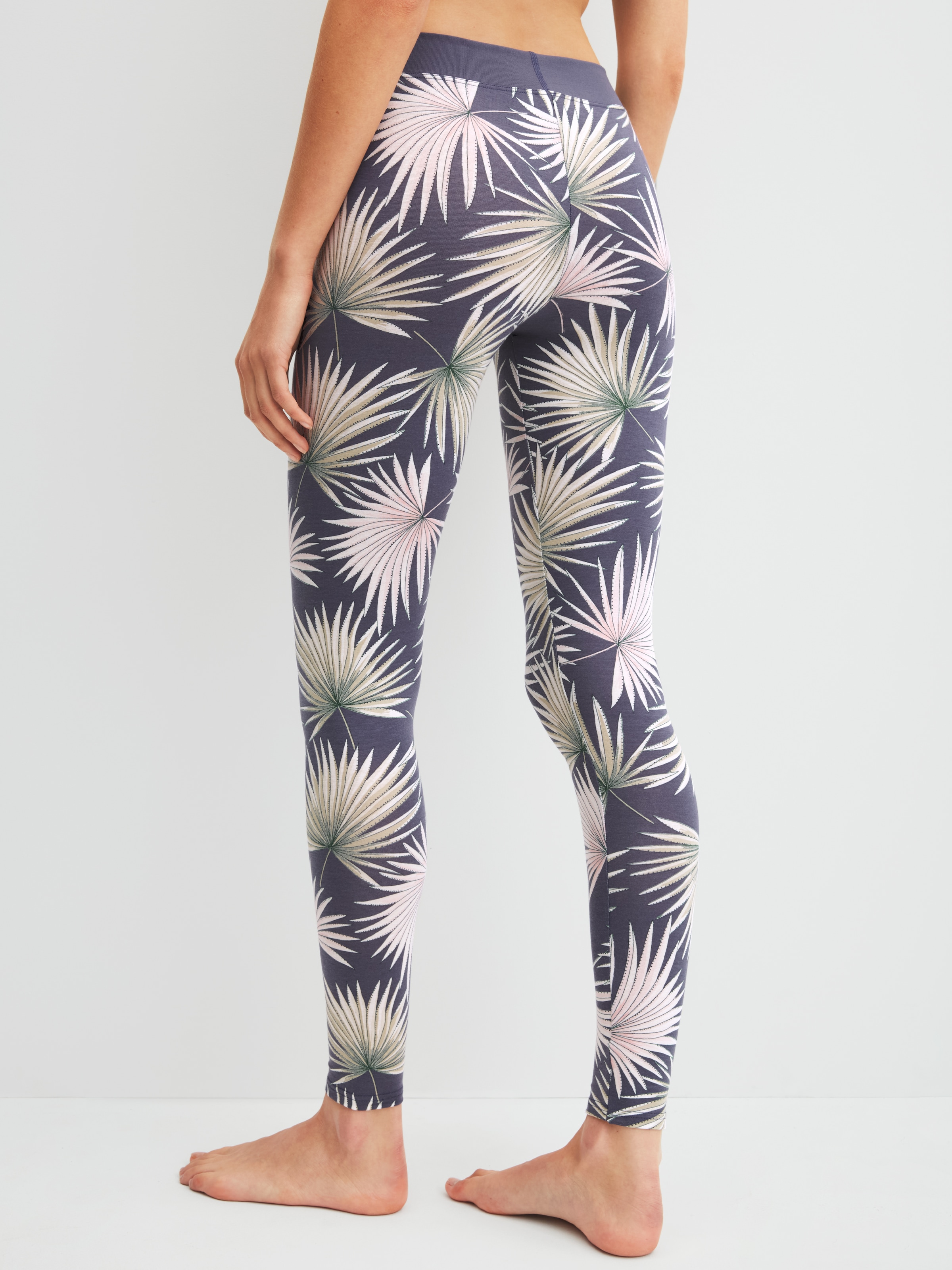 CALIDA Leggings »Elastic Trend«  floraler Print, Baumwollmix, weicher elastischer Bund, bequem