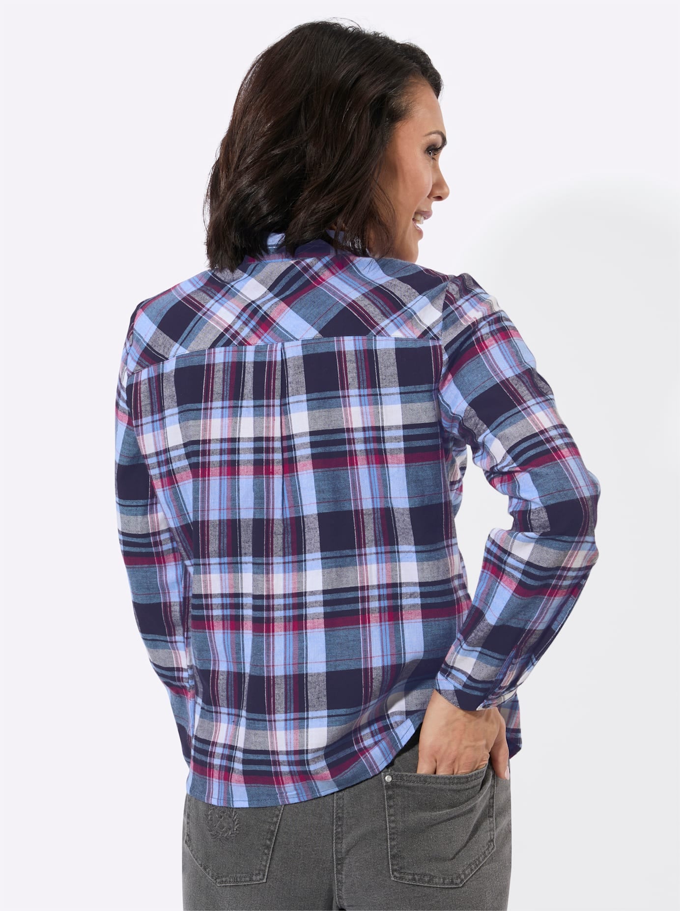 Casual Looks Blouse en flanelle