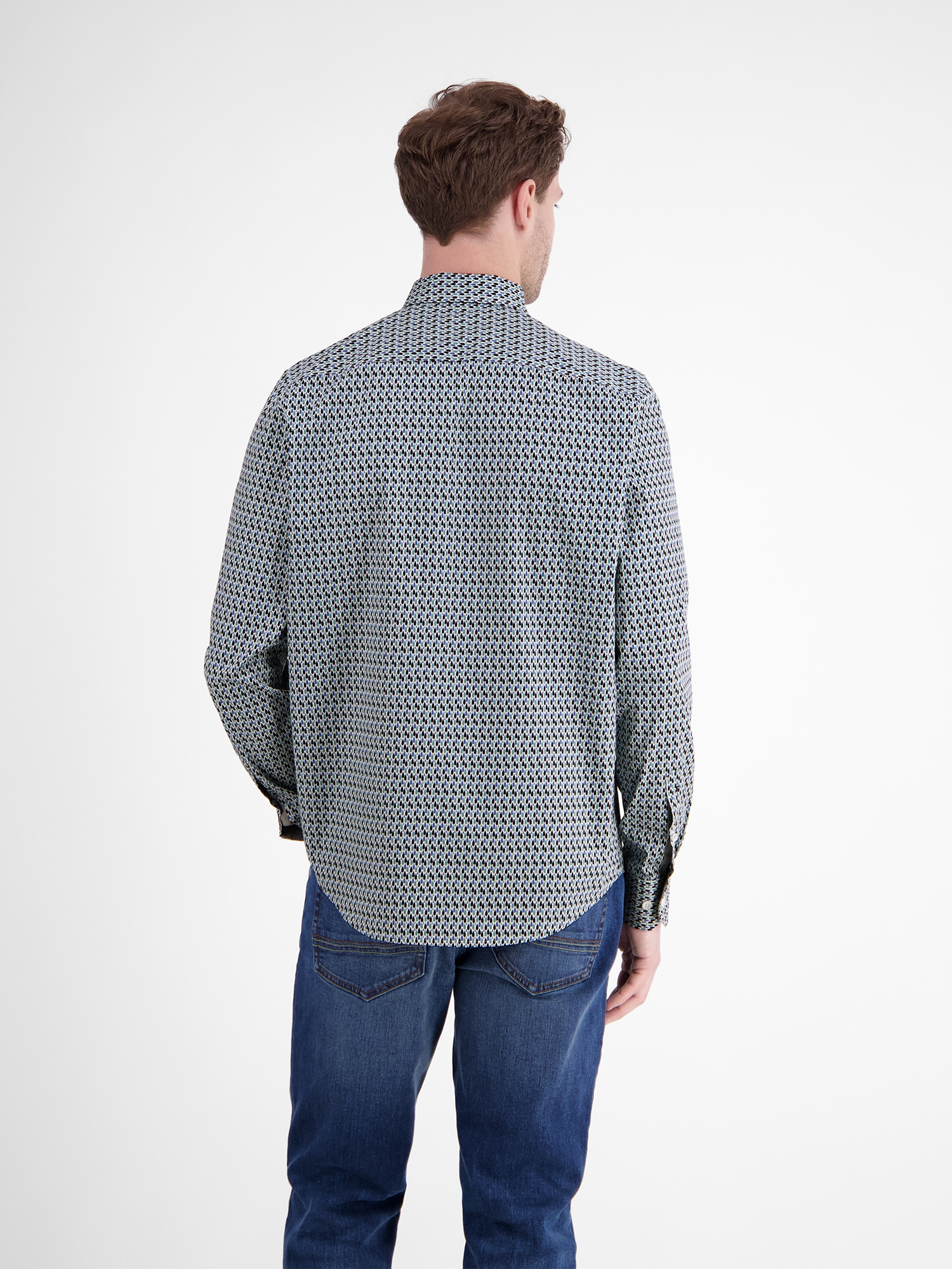 LERROS Chemise à manches longues »Poplinhemd mit Stretchanteil«