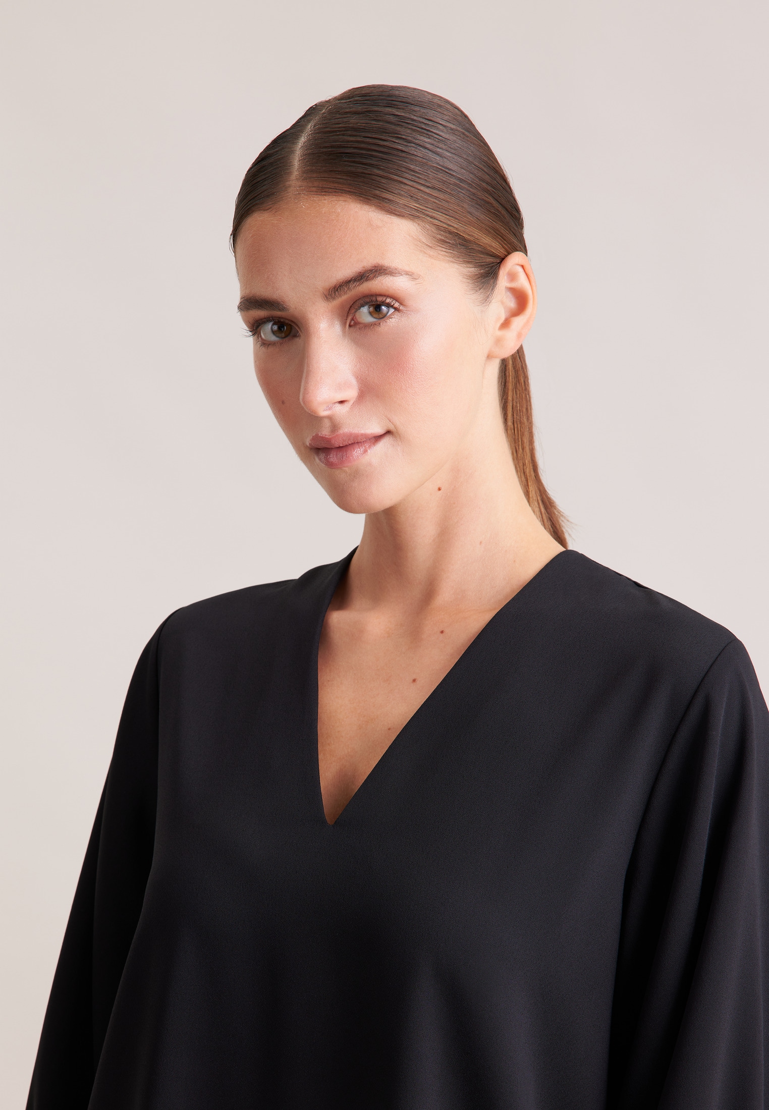 seidensticker Sommerkleid 1/1 V-Neck Uni