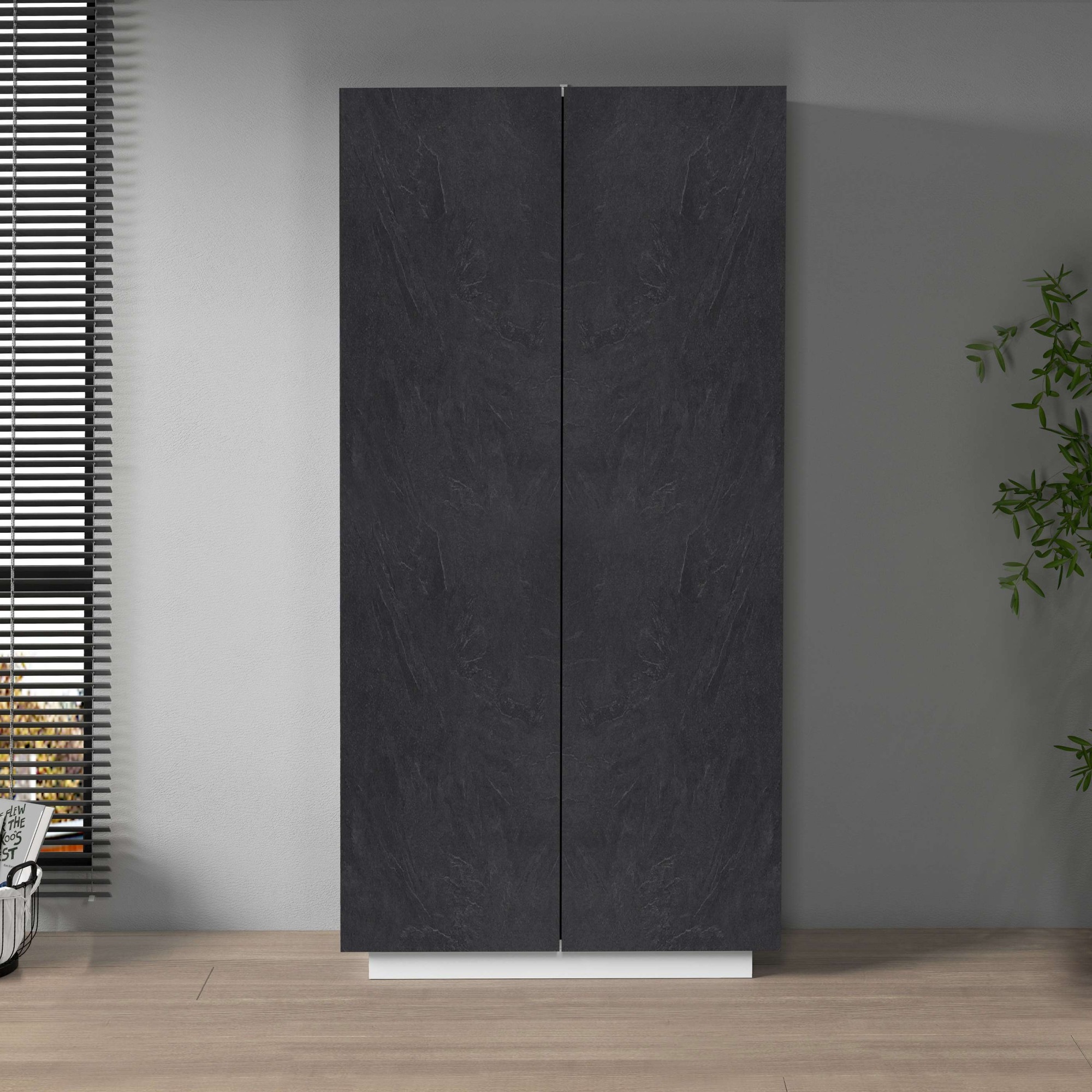 Home affaire Aktenschrank »Coro, Mehrzweckschrank, Büroschrank mit 2 Türen« & verstellbare Einlegeböden, Höhe 86 oder 166 cm, Made in Italy