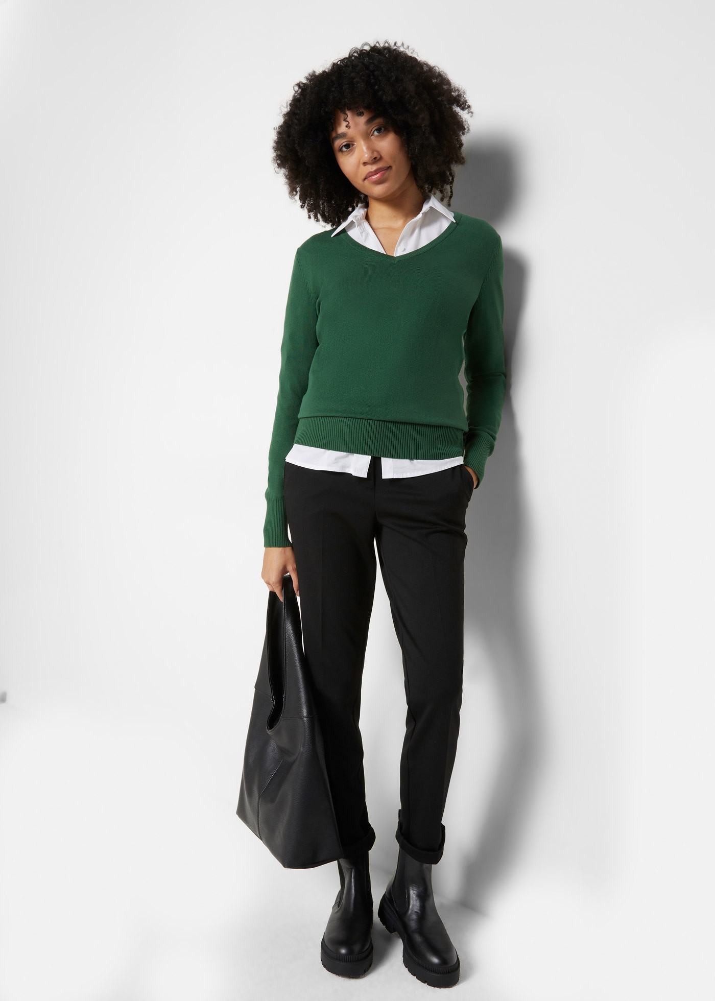 bonprix Strickpullover »Feinstrickpullover« Feinstrickpullover