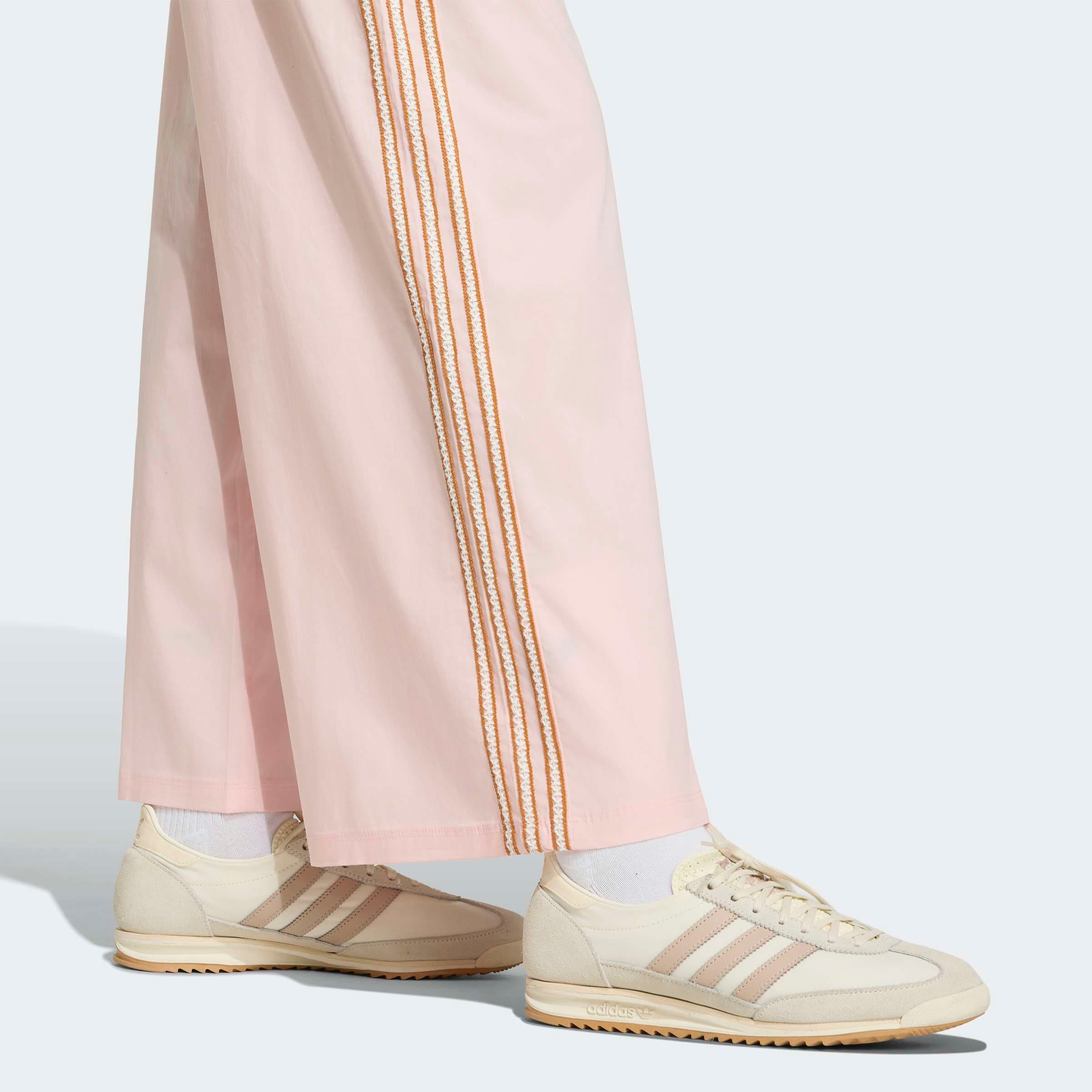 adidas Originals Pantalon de sport »ADIDAS ORIGINALS SUMMER GLOW, WEITES BEIN«  pour adultes, avec élastique, en coton, coupe normale à ample