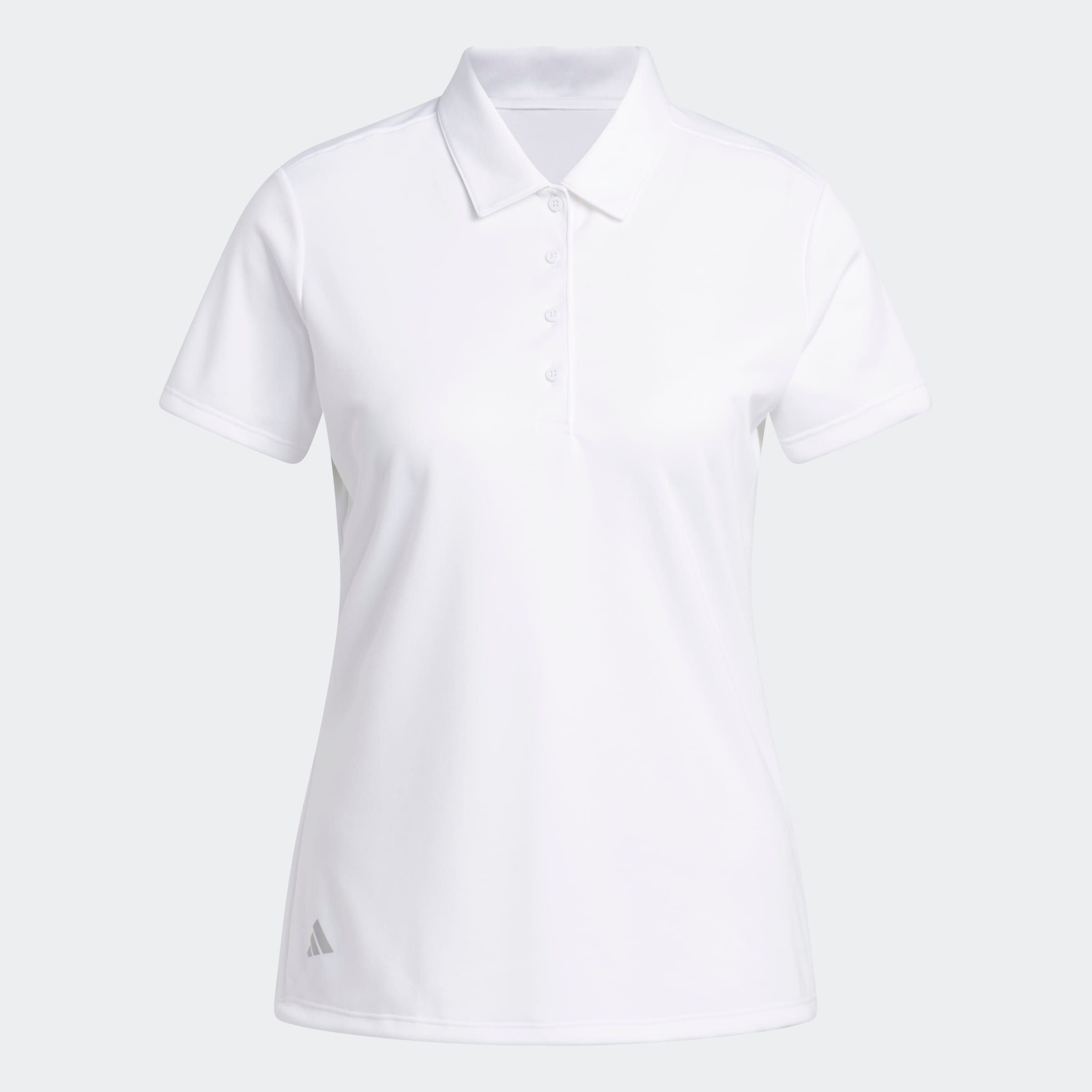 adidas Performance Polo »SOLID PERFORMANCE SLEEVE FÜR DAMEN« mit Druckknopfverschluss, aus Polyester, leichtes Pikeematerial