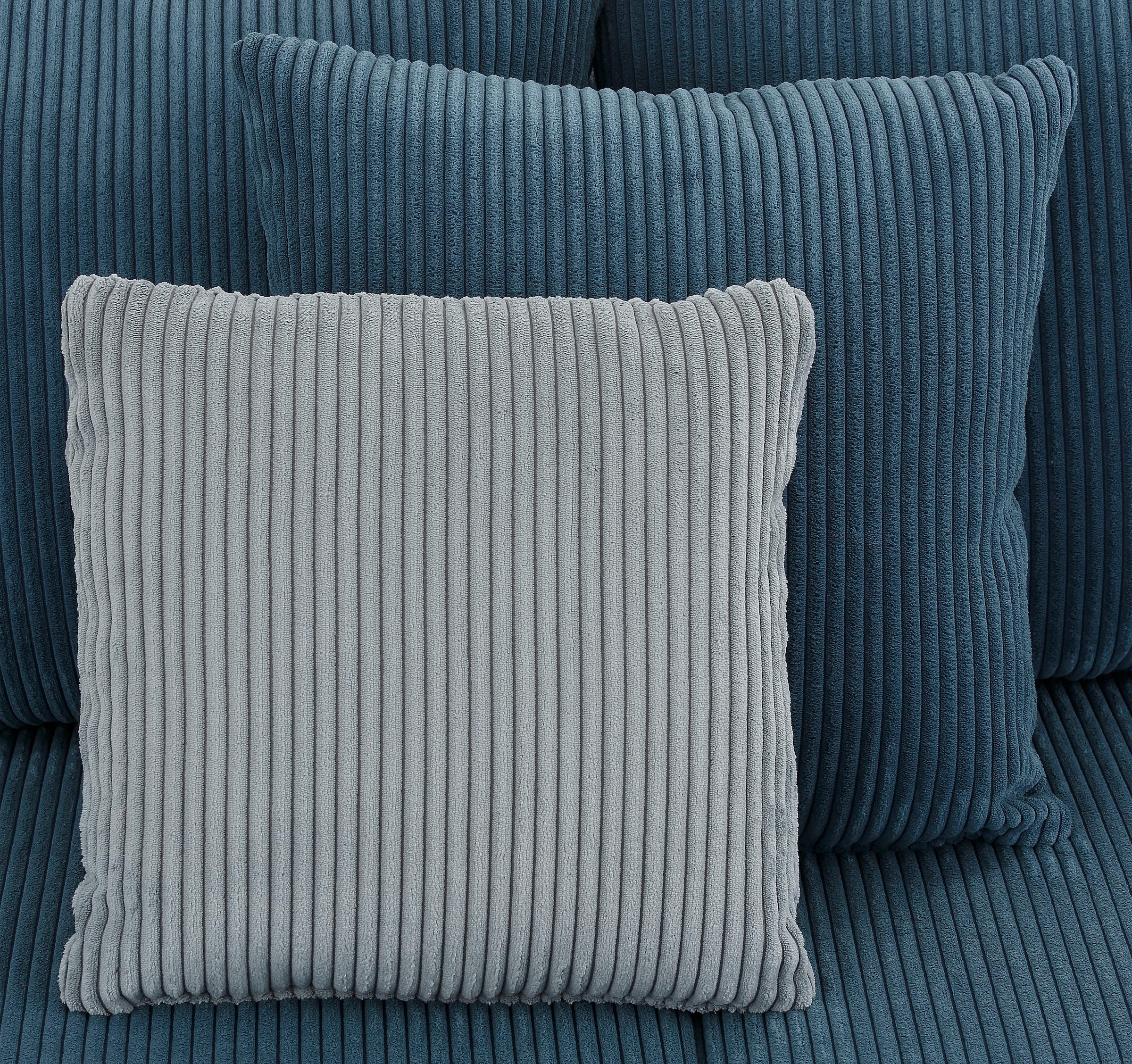 Home affaire Canapé Big »King Henry Mega Sofa, viel Platz, Breite 242cm, Federkern« avec rembourrage décontracté et nombreux coussins amovibles