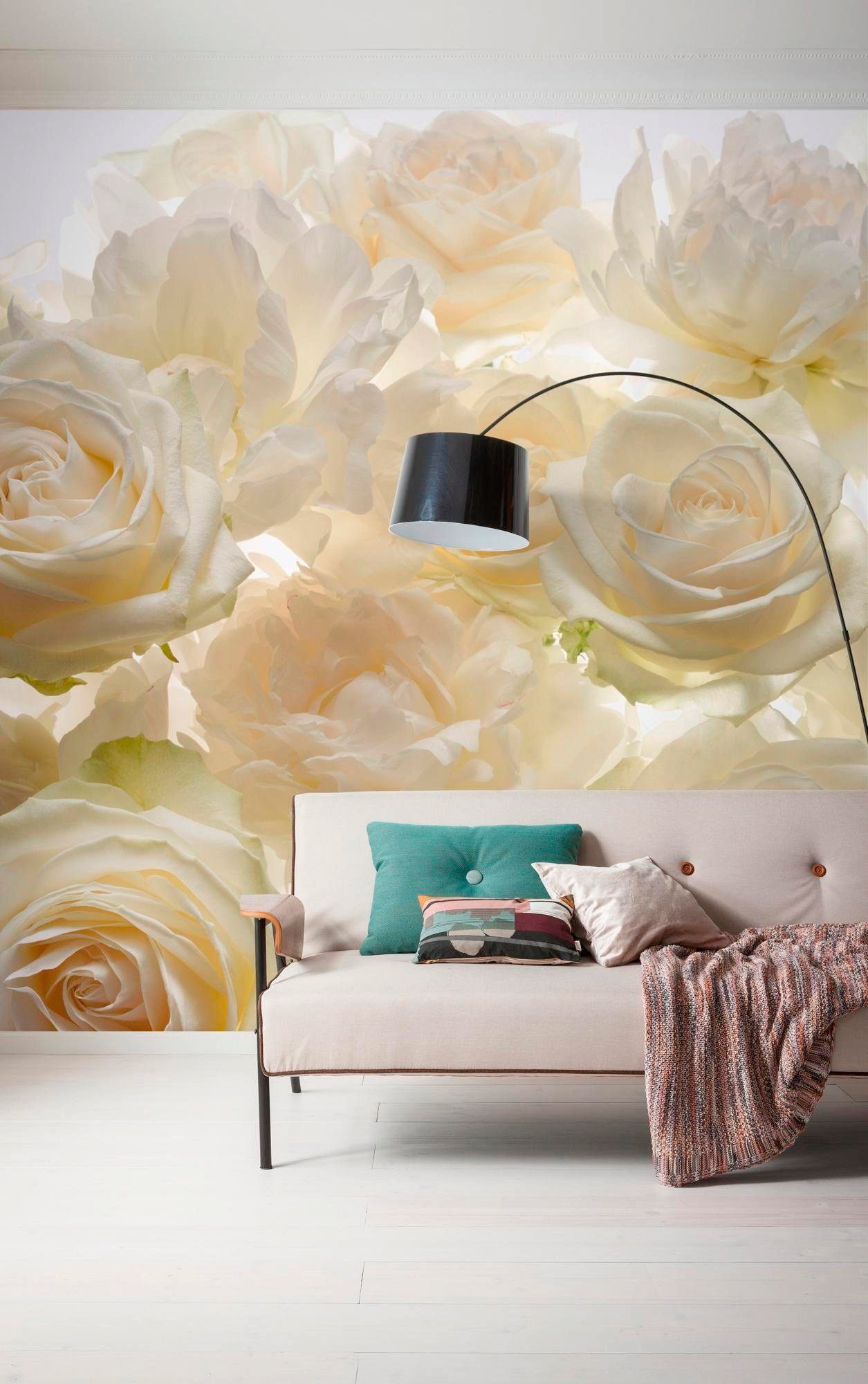 Komar Vliestapete »Digitaldruck Vlies -  Shalimar - Grösse 300 x 250 cm« bedruckt glatt Wohnzimmer, Schlafzimmer