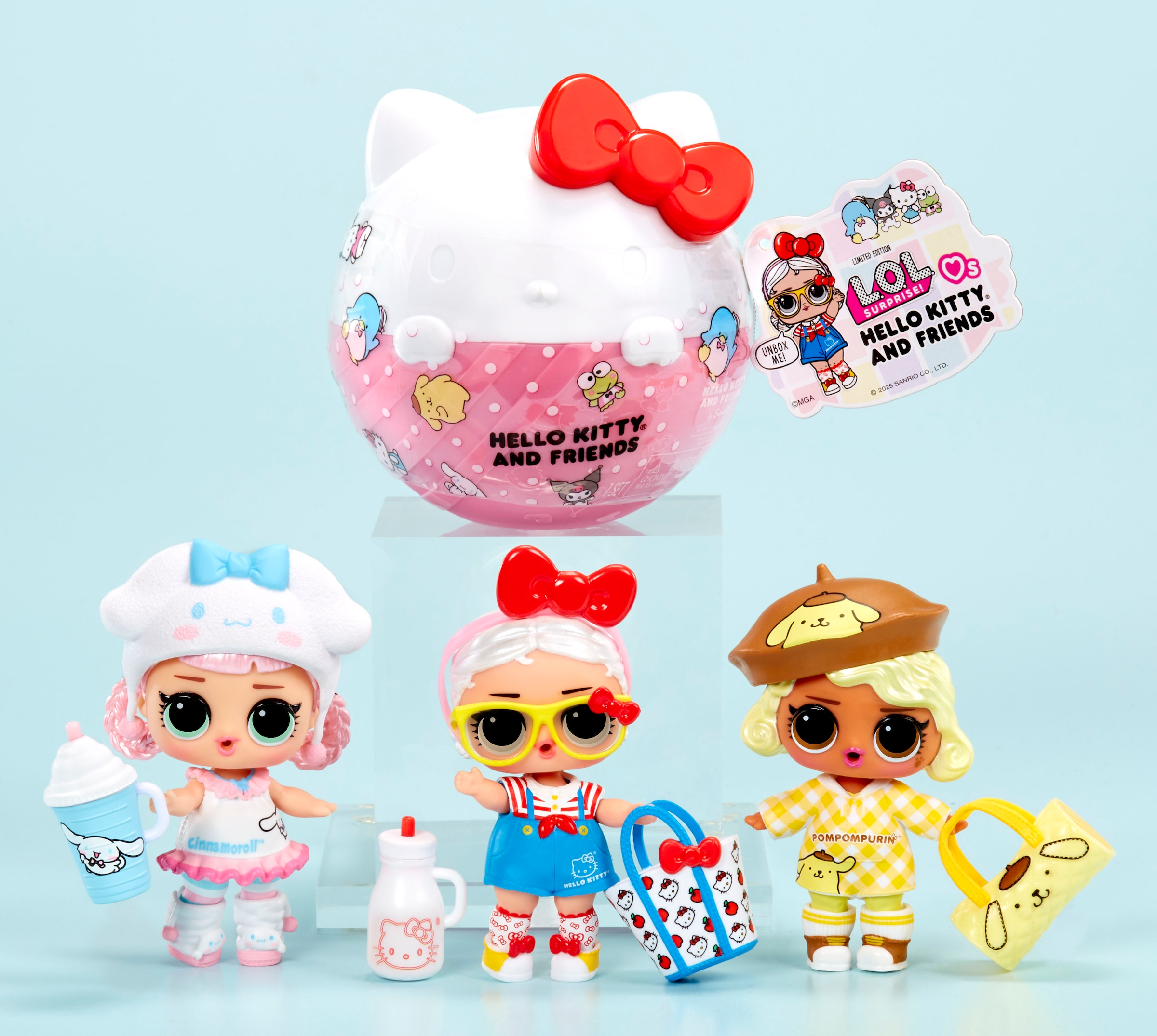 L.O.L. SURPRISE! Poupée à habiller »L.O.L. Surprise Loves Hello Kitty & Friends Tots Core Characters« sortierte Lieferung
