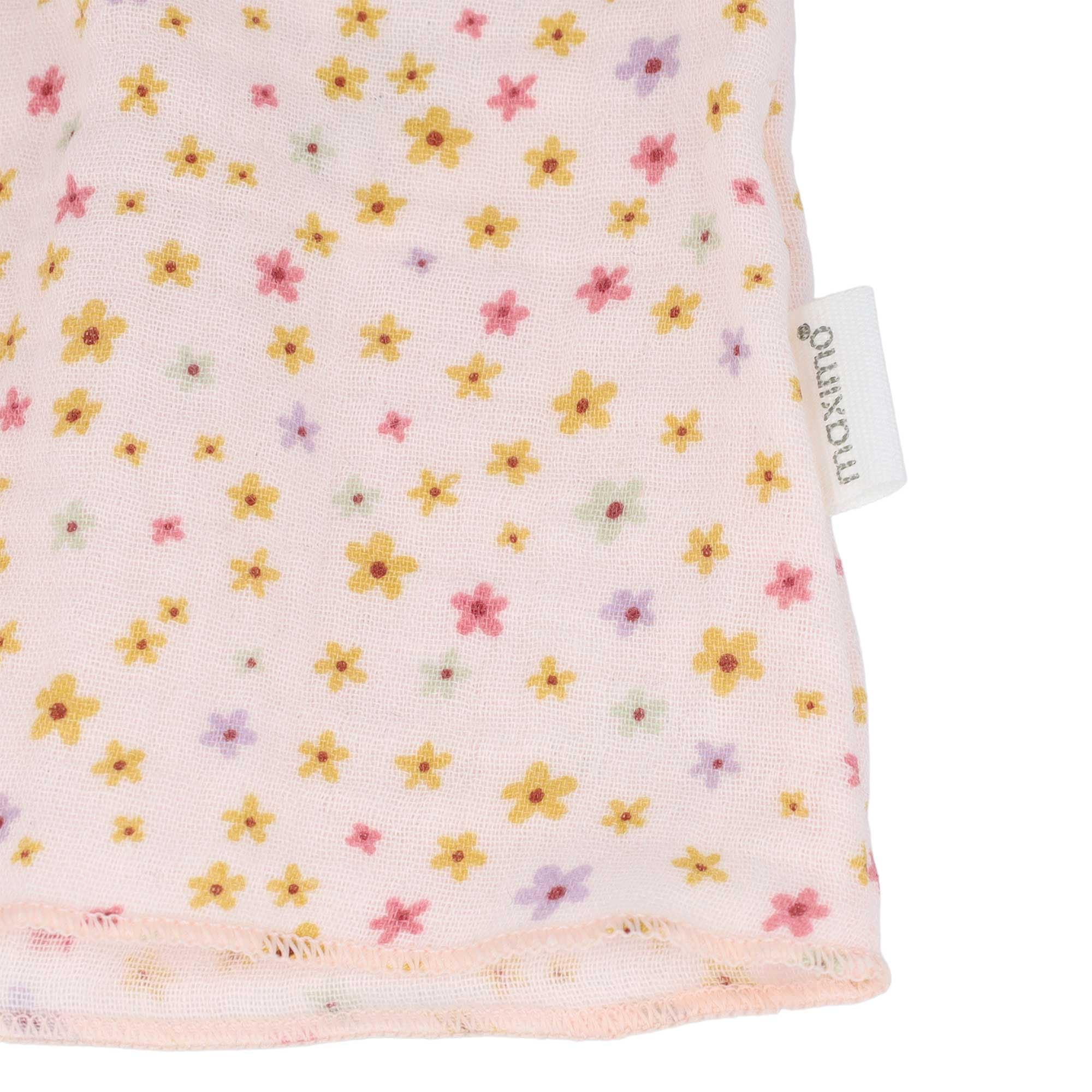 MAXIMO Haut de chemise 1 rosa, Blümchen, Musselin, Holzknöpfe, Baby Girl