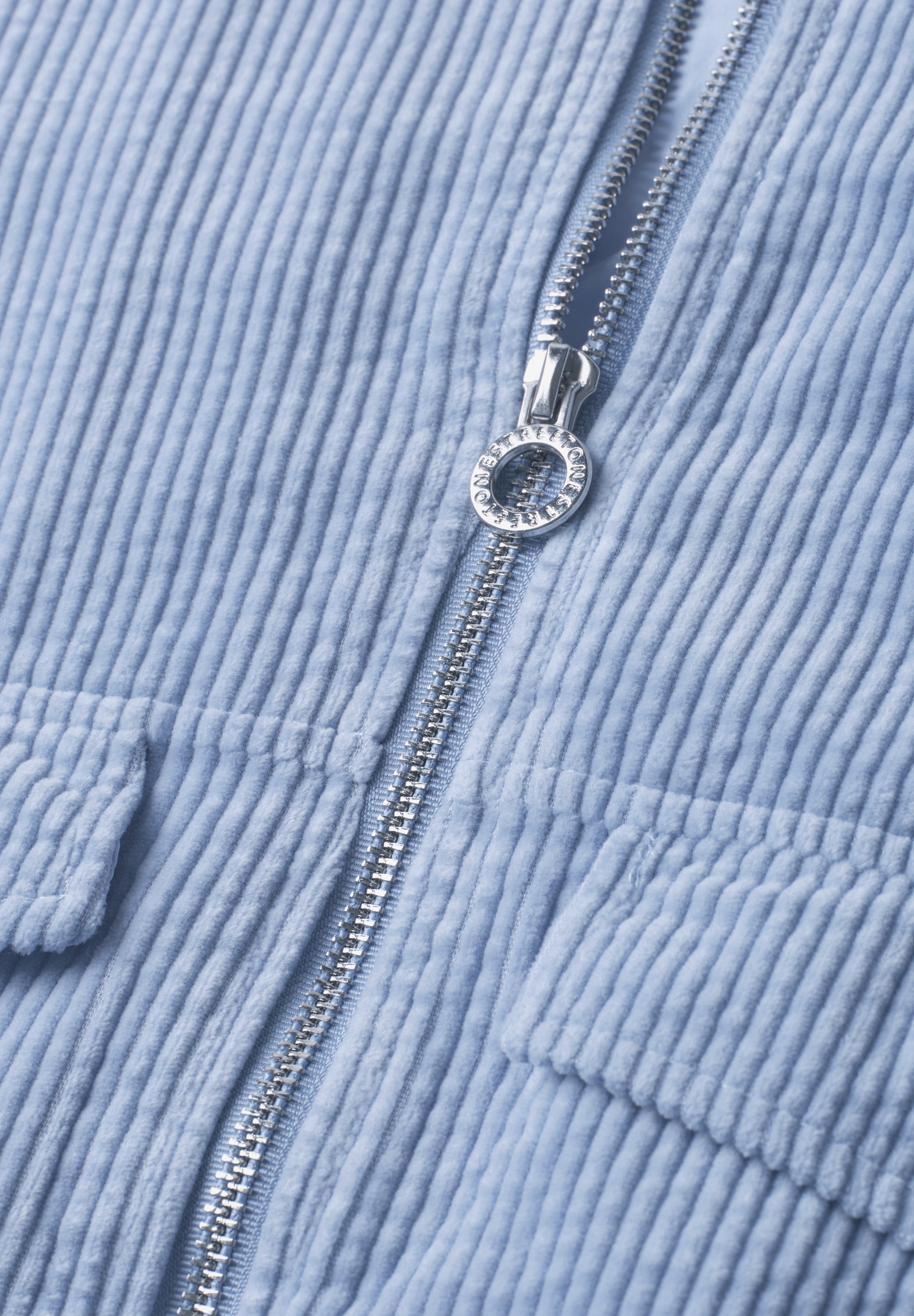 STREET ONE Cordjacke Tunnelzug am Saum
