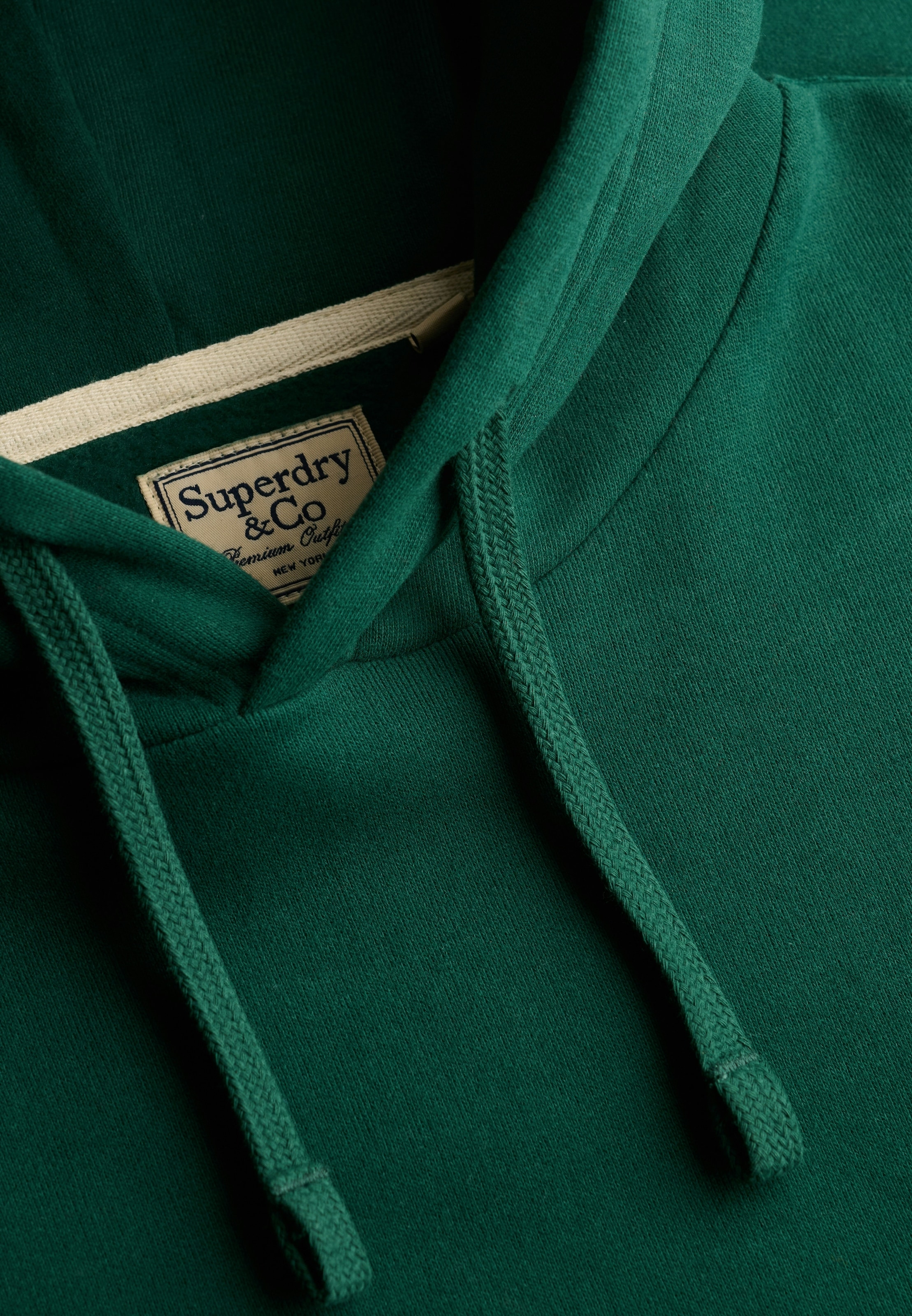 Superdry Sweat à capuche »ESSENTIAL SDCO LOGO HOOD«, mélange coton, coupe régulière
