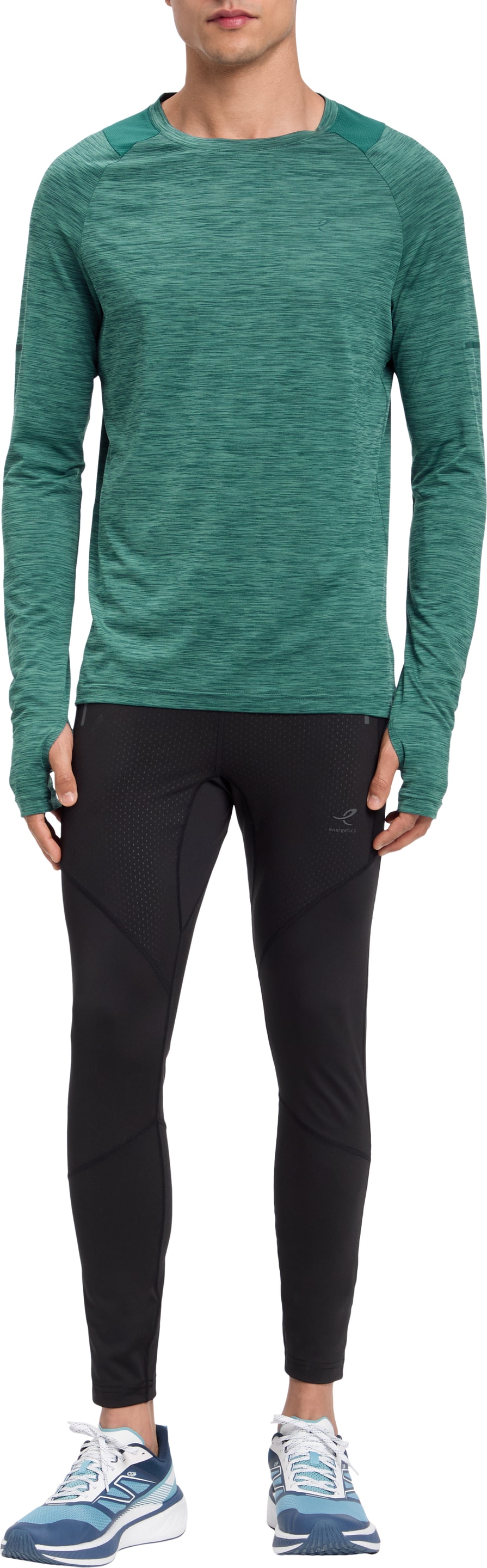 Energetics Laufshirt »HE.-LANGARMSHIRT AILO LS M« mit Daumenöffnungen an den Bündchen, elastisches Material