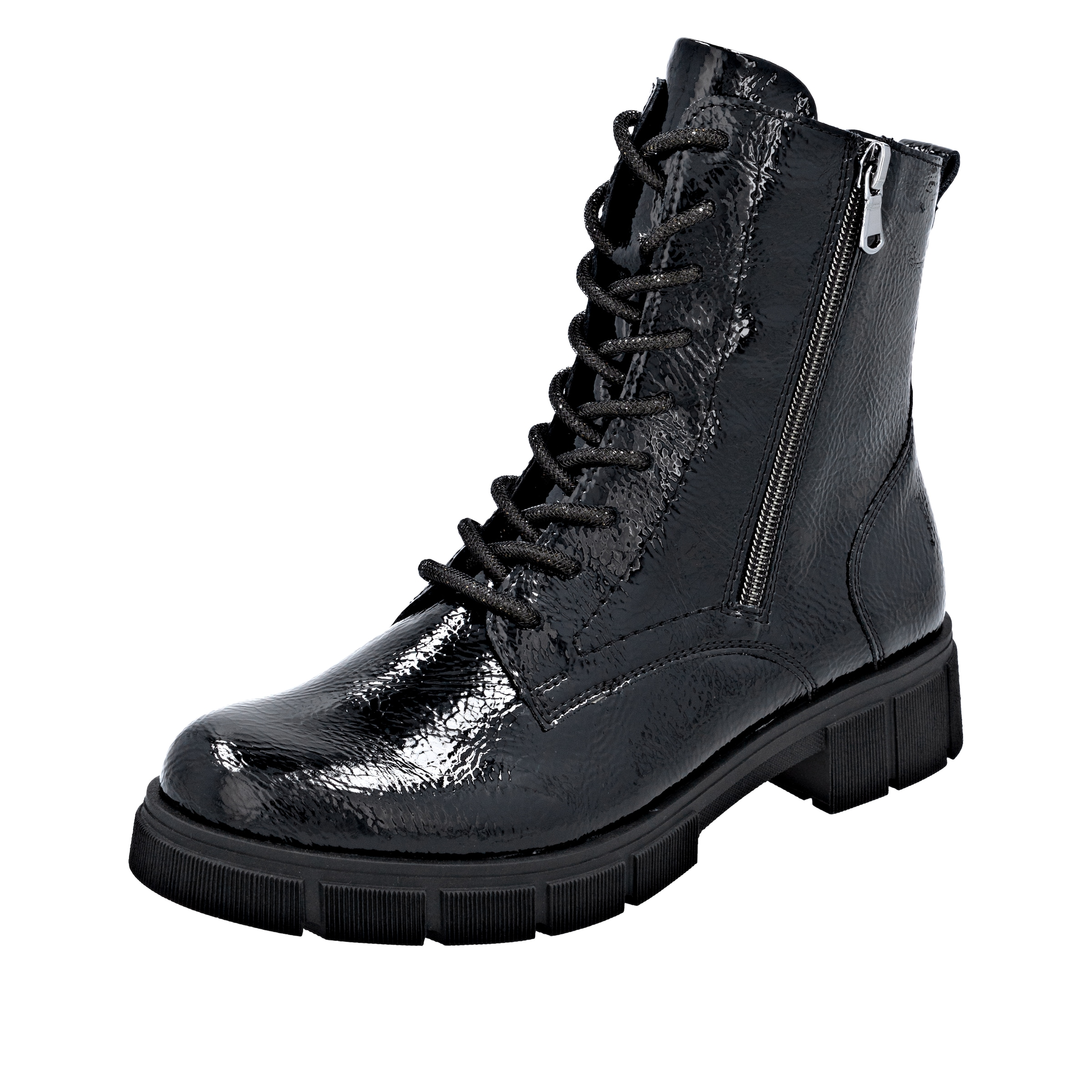 Remonte Bottes à lacets  bottines à lacets, bottines, semelle profilée, avec lacets pailletés