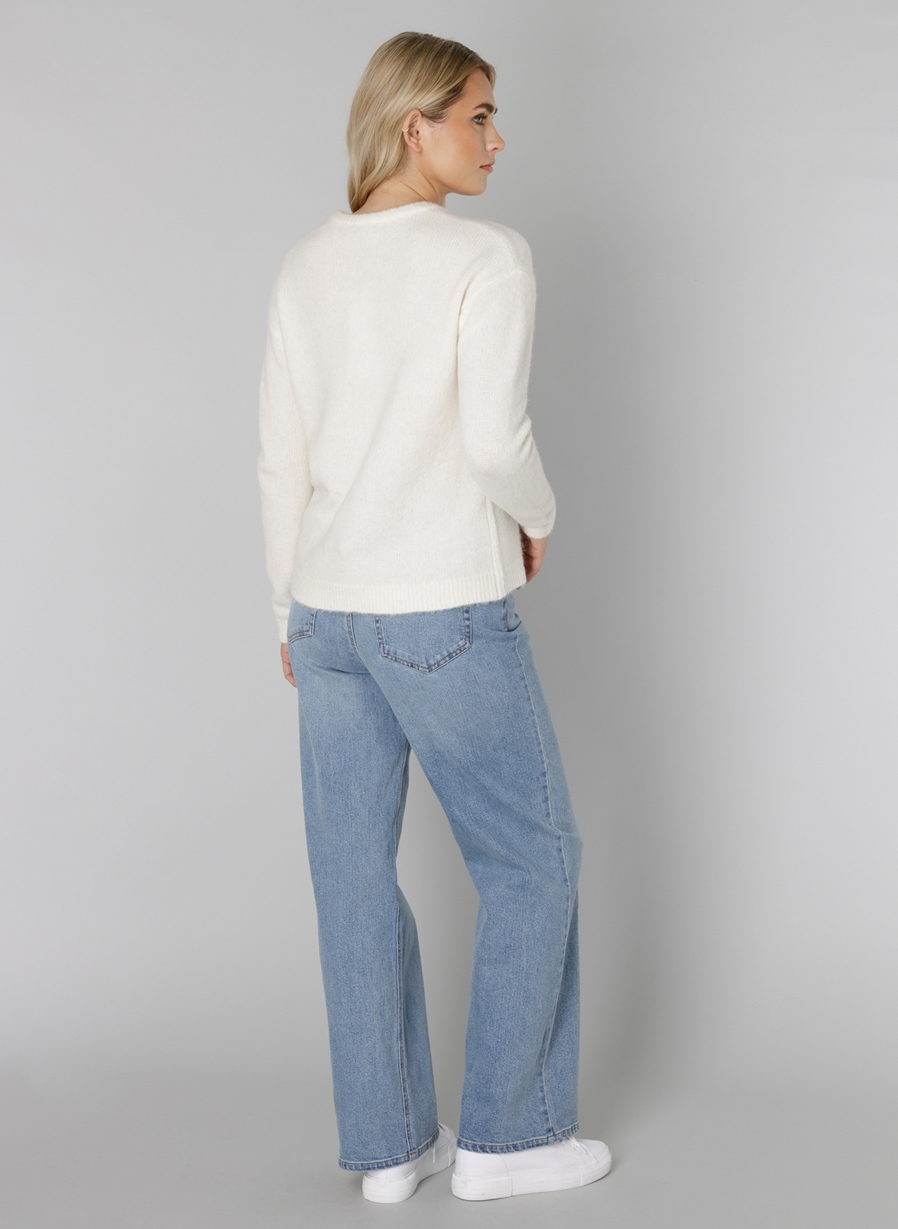 Base Level Pull en tricot »Yana«, mit Wolle
