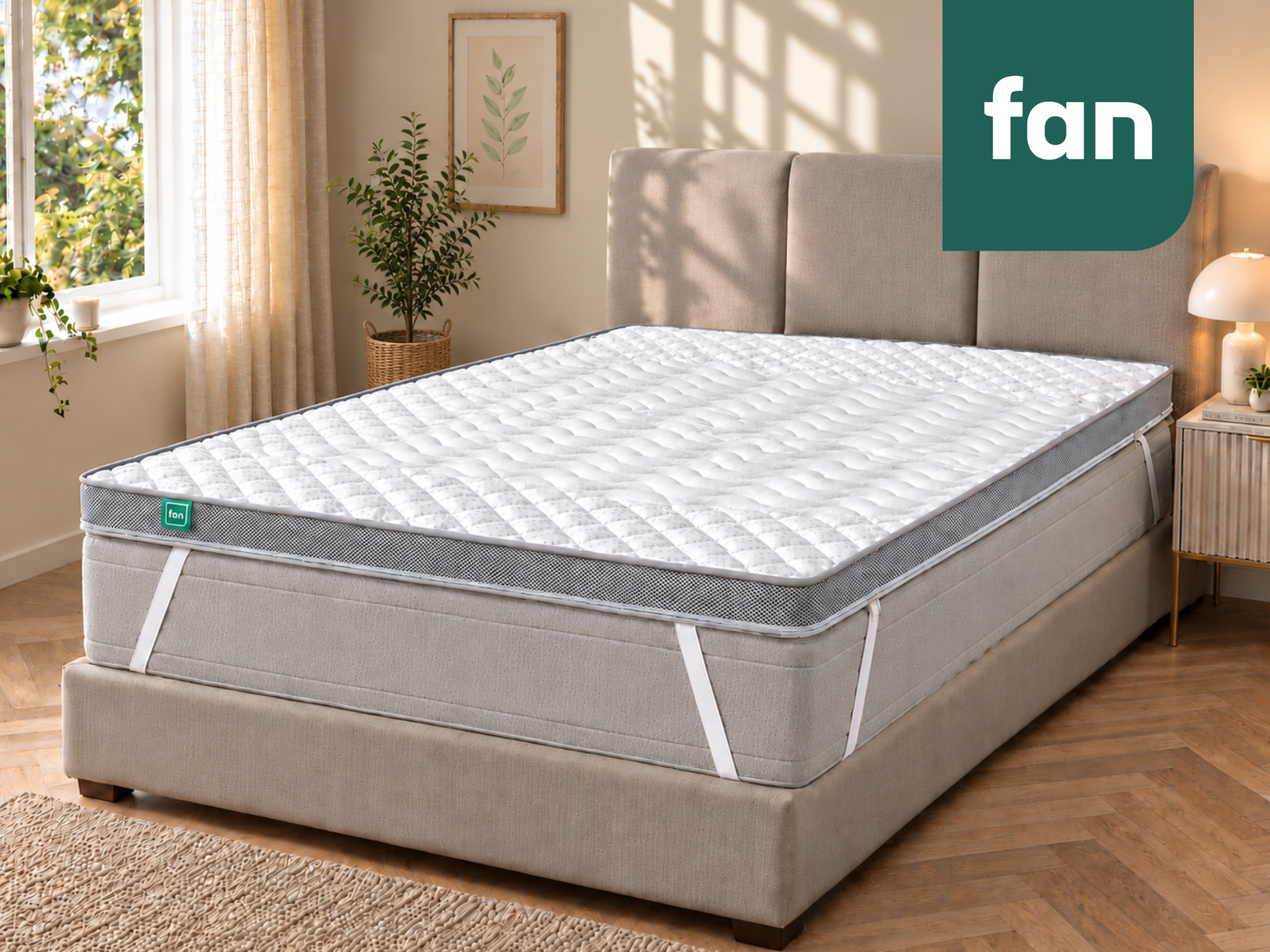 fan Topper »Softly XXL Plus, Topper 90x200, 140x200 cm und weitere Grössen« Kundenliebling, über 1500 positive Bewertungen >Made in Germany<