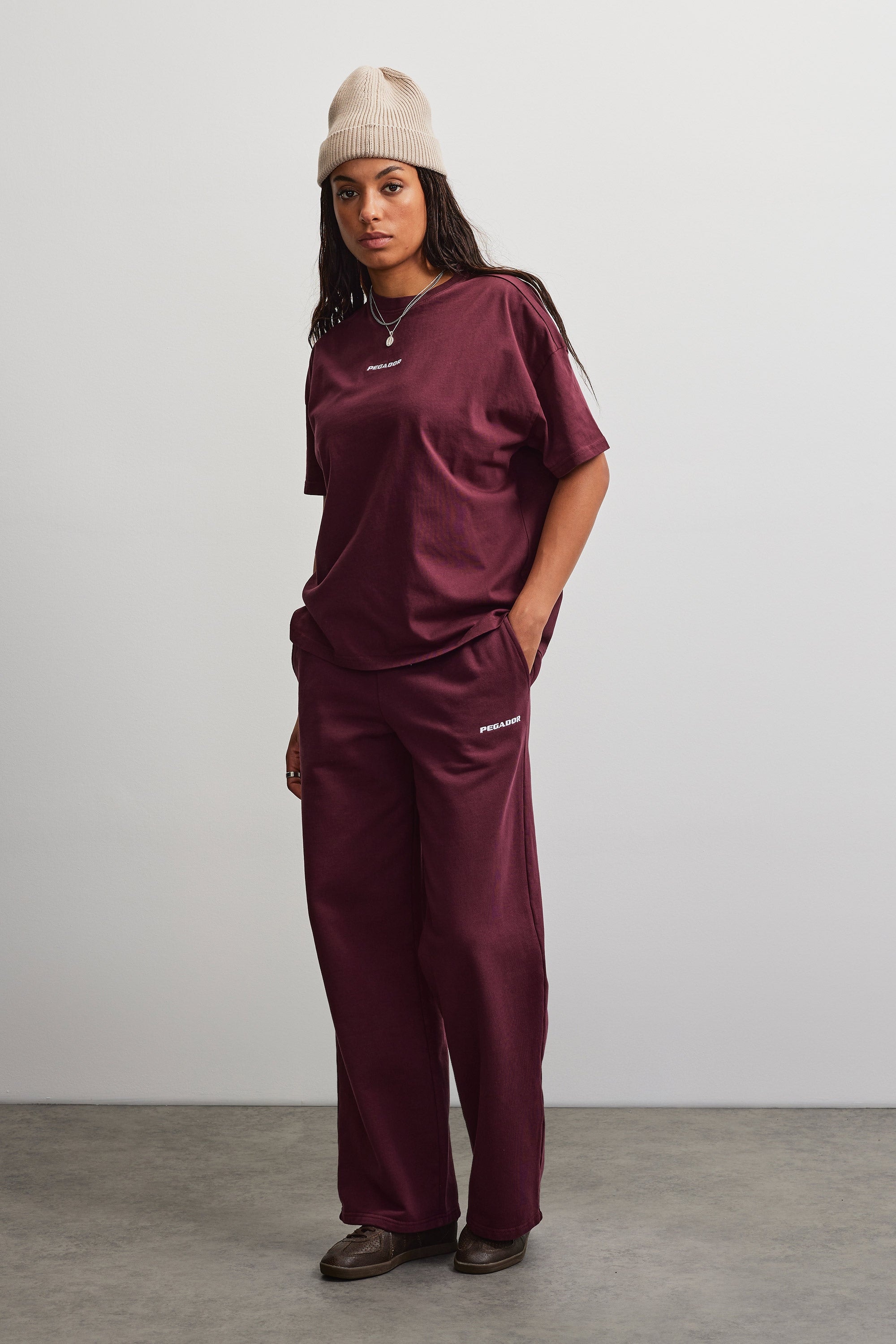 PEGADOR T-Shirt »Bracy Heavy Oversized Tee« Baumwolle, oversize