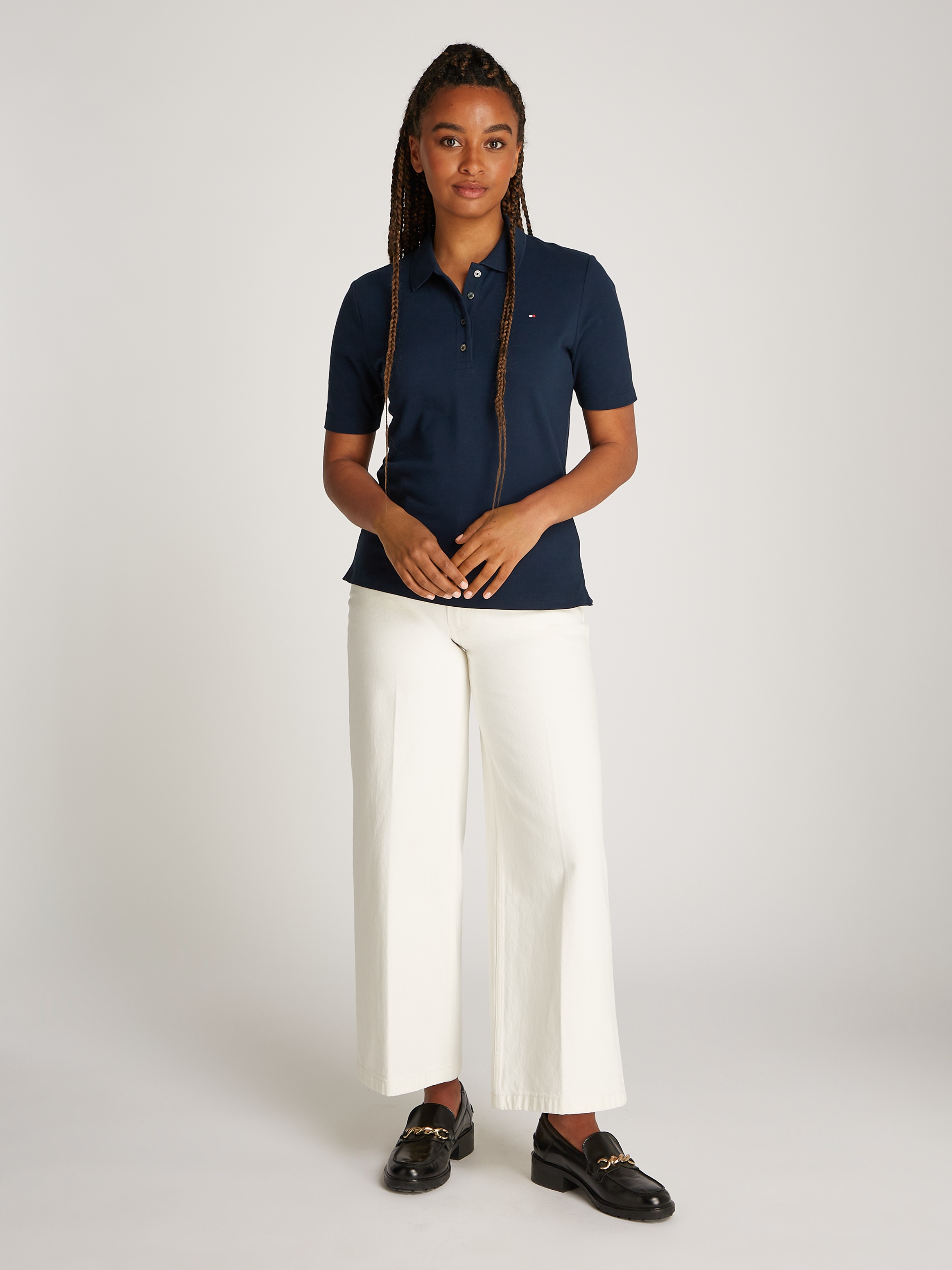 Tommy Hilfiger Poloshirt »Regular Fit Pique Premium Polo« Baumwollmischung, regular fit