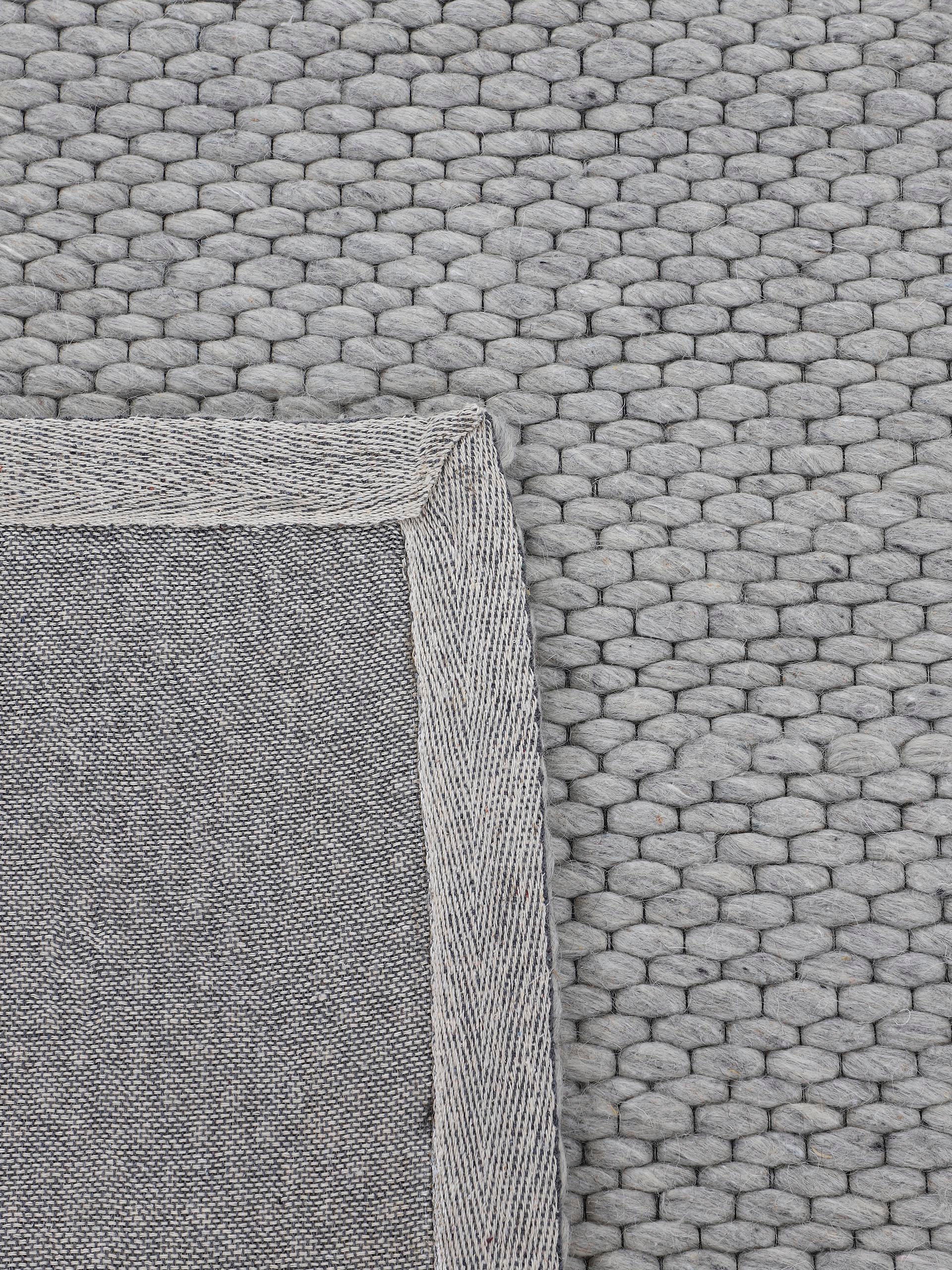carpetfine Tapis en laine »Sina ,   auch als Läufer« Rectangulaire 14 mm Höhe Handweb Teppich, reine Wolle, meliert, handgewebt, weich & kuschelig