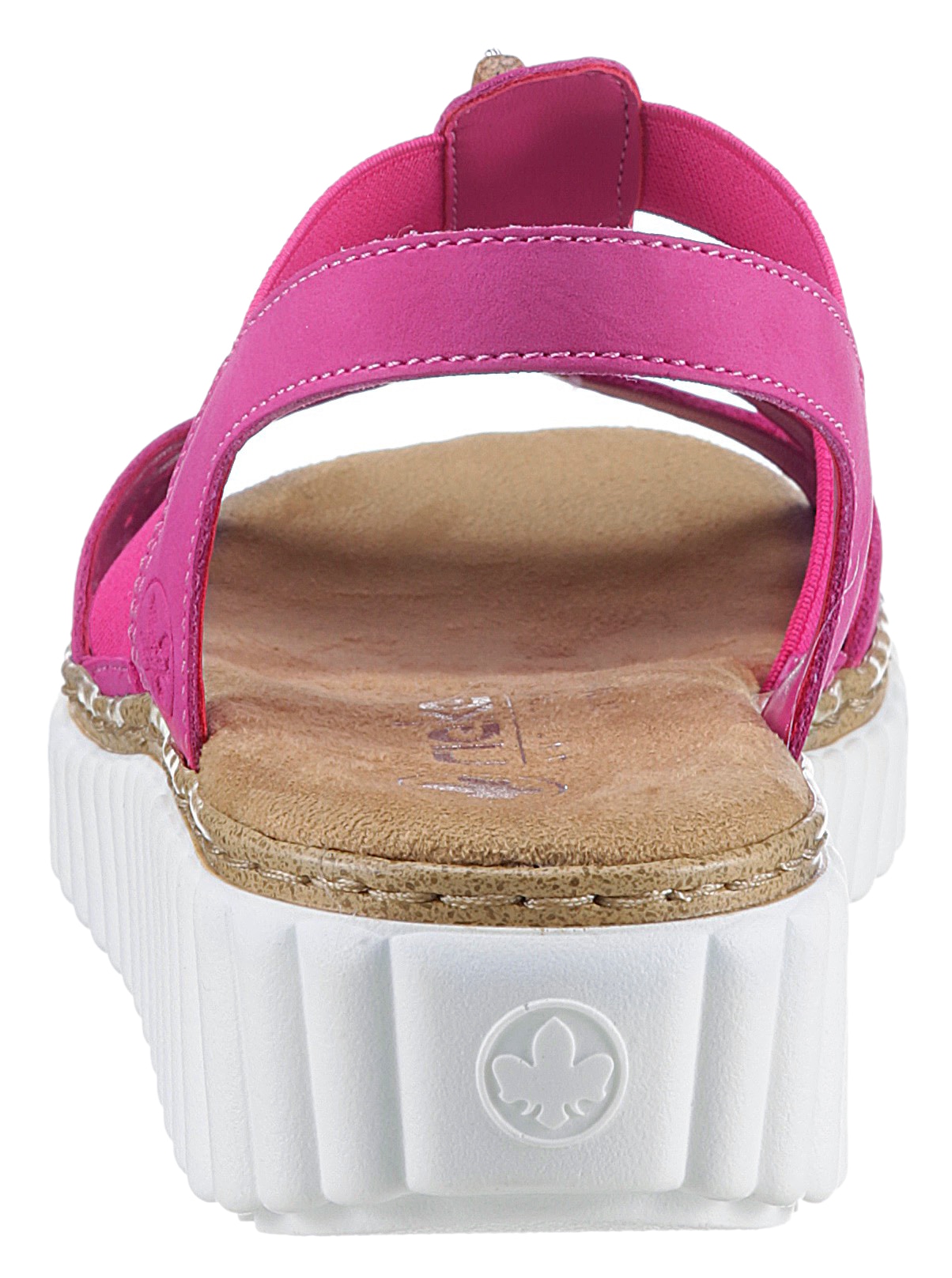 Rieker Plateausandale  , Sommerschuh, Sandalette, Plateauabsatz, mit weicher Innensohle