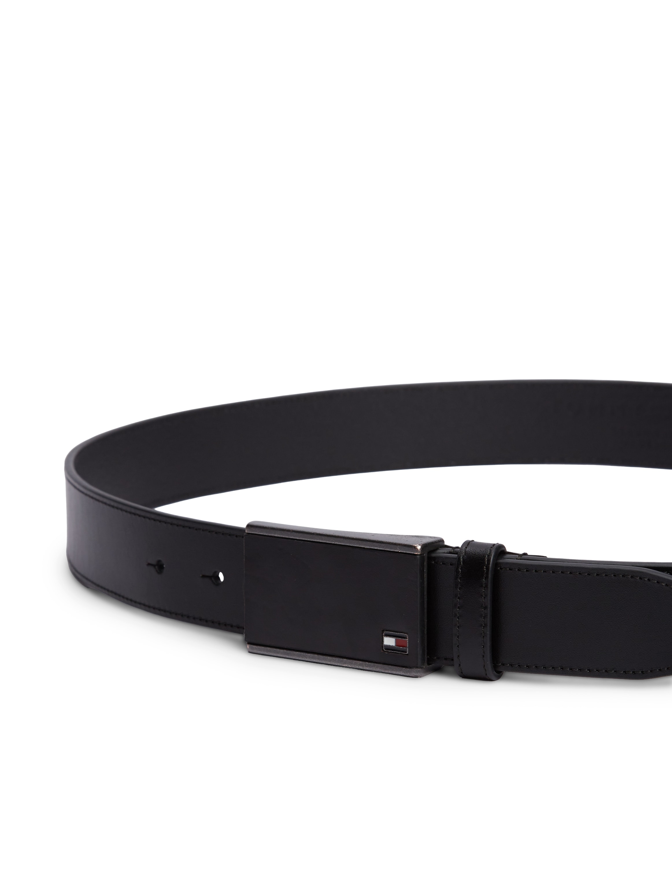 Tommy Hilfiger Ceinture en cuir »BUSINESS PLAQUE 3.5 cm«