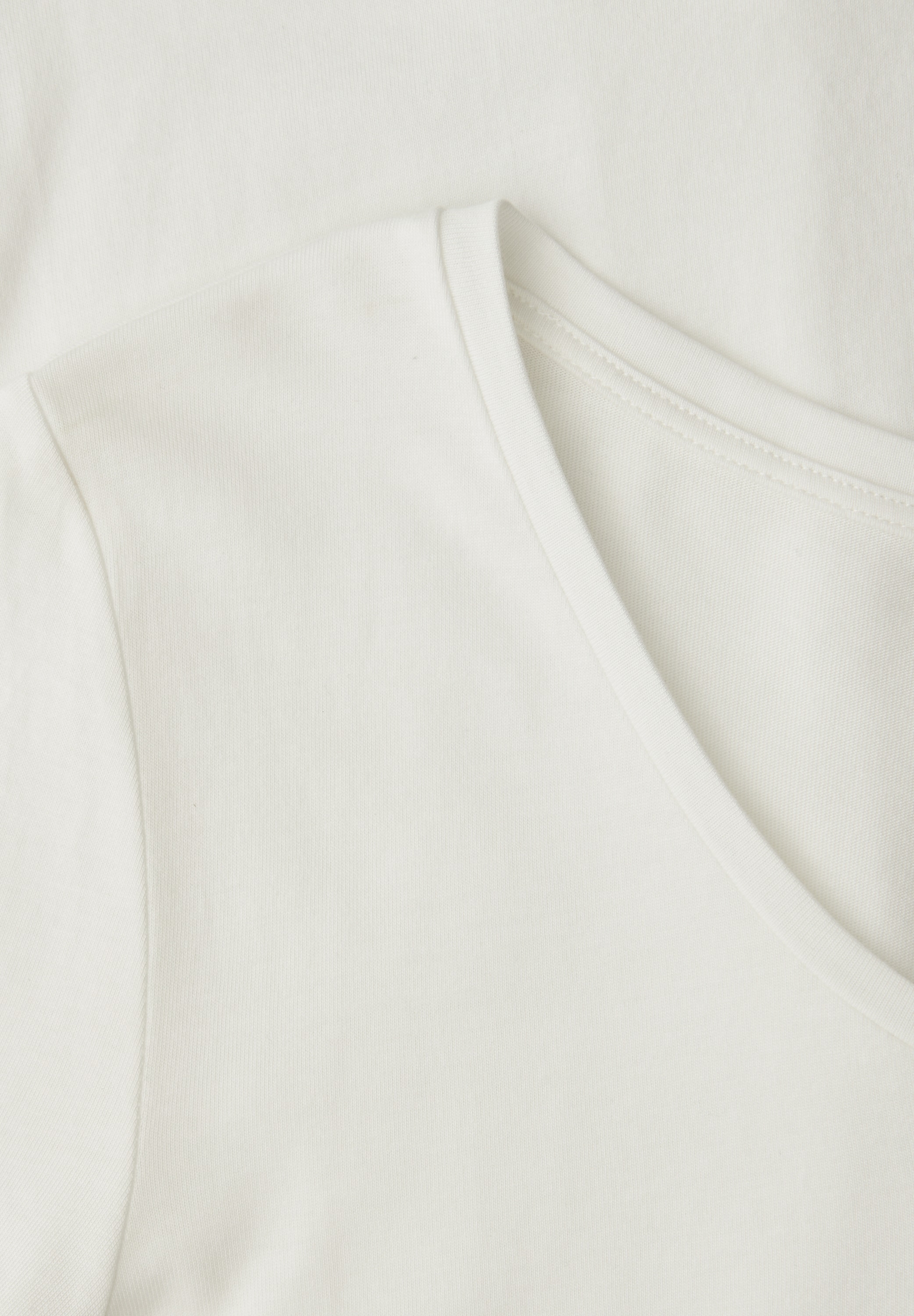 STREET ONE Shirt à col rond Halbarm mit Turn-up