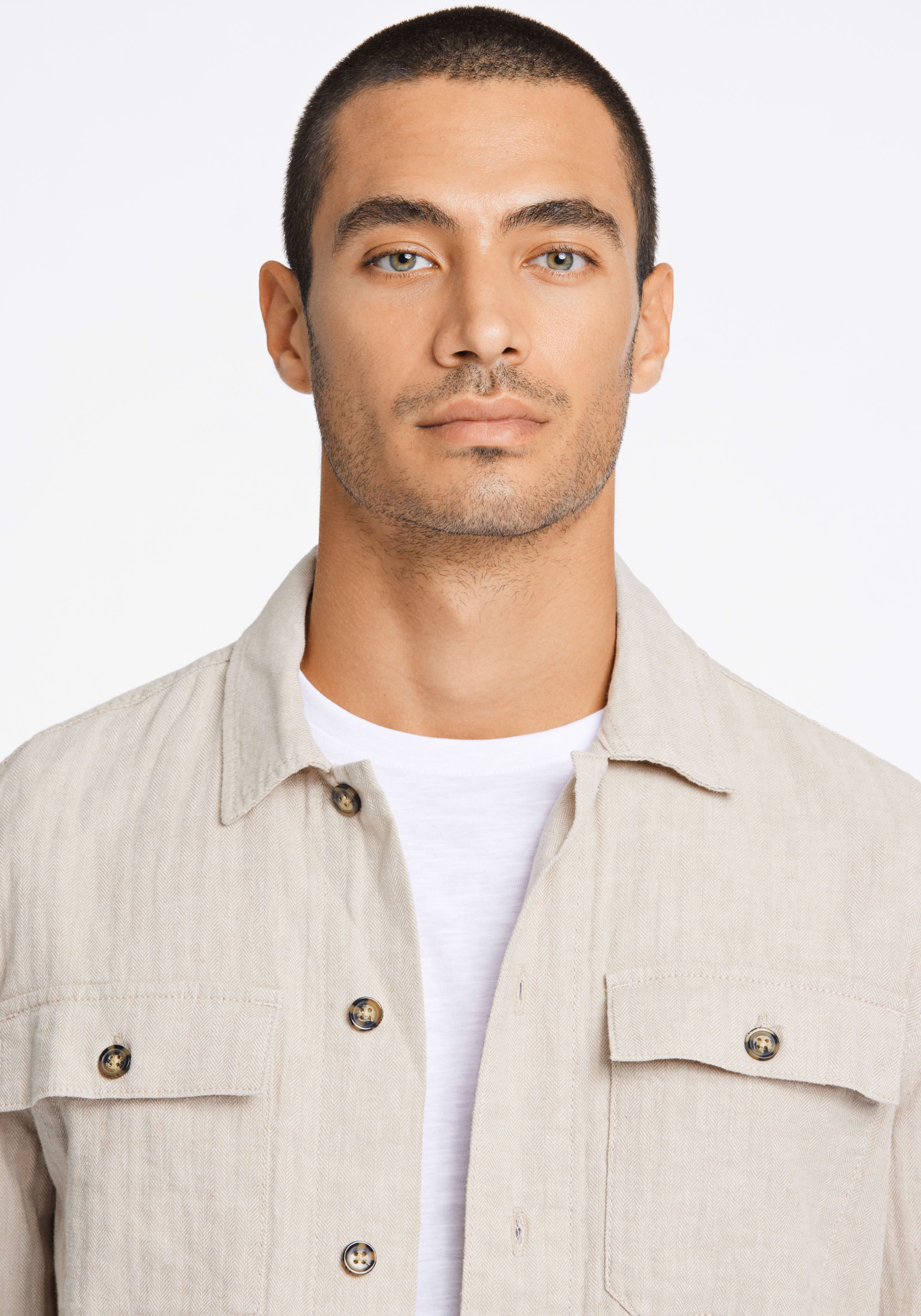 LINDBERGH Veste chemise ohne Kapuze mir Knopfleiste