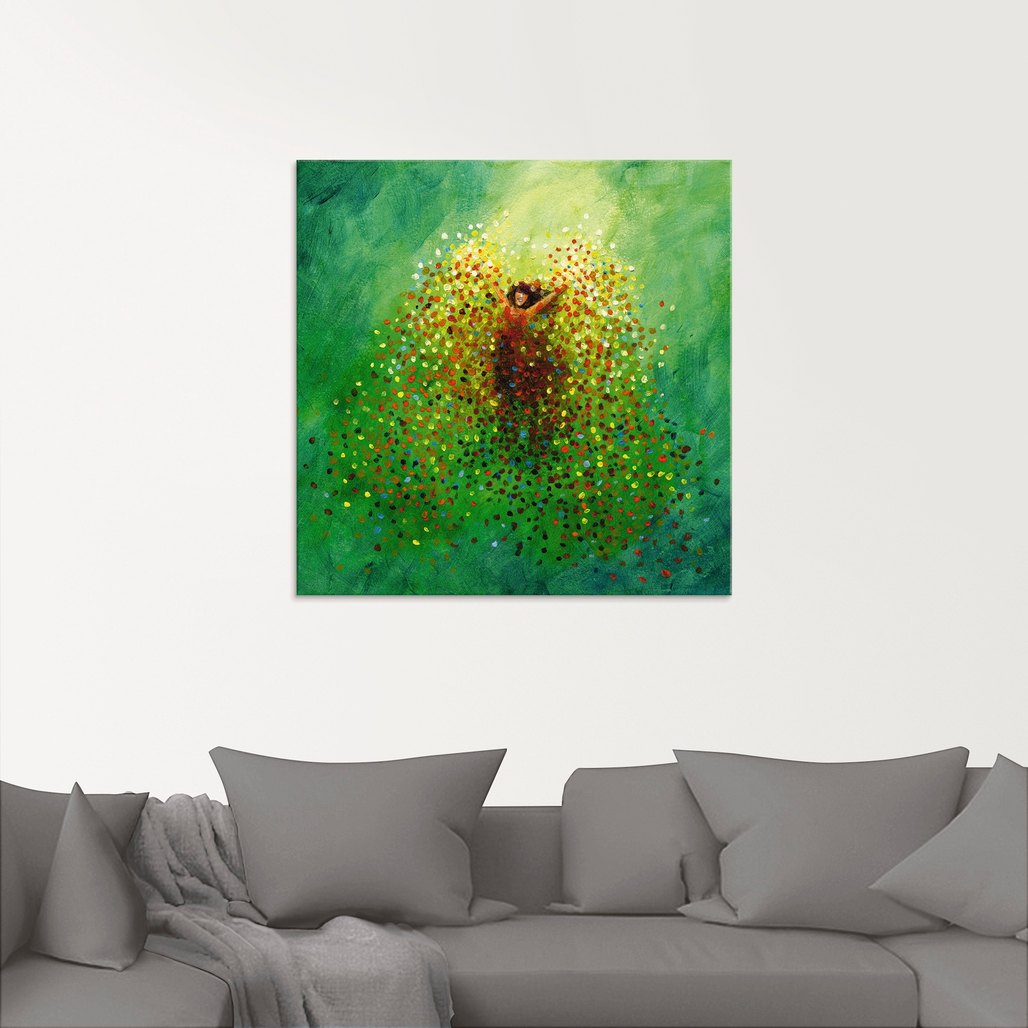 Artland Tableau en verre »Sich selbst feiern« 1 cuis tlg. in verschiedenen Grössen