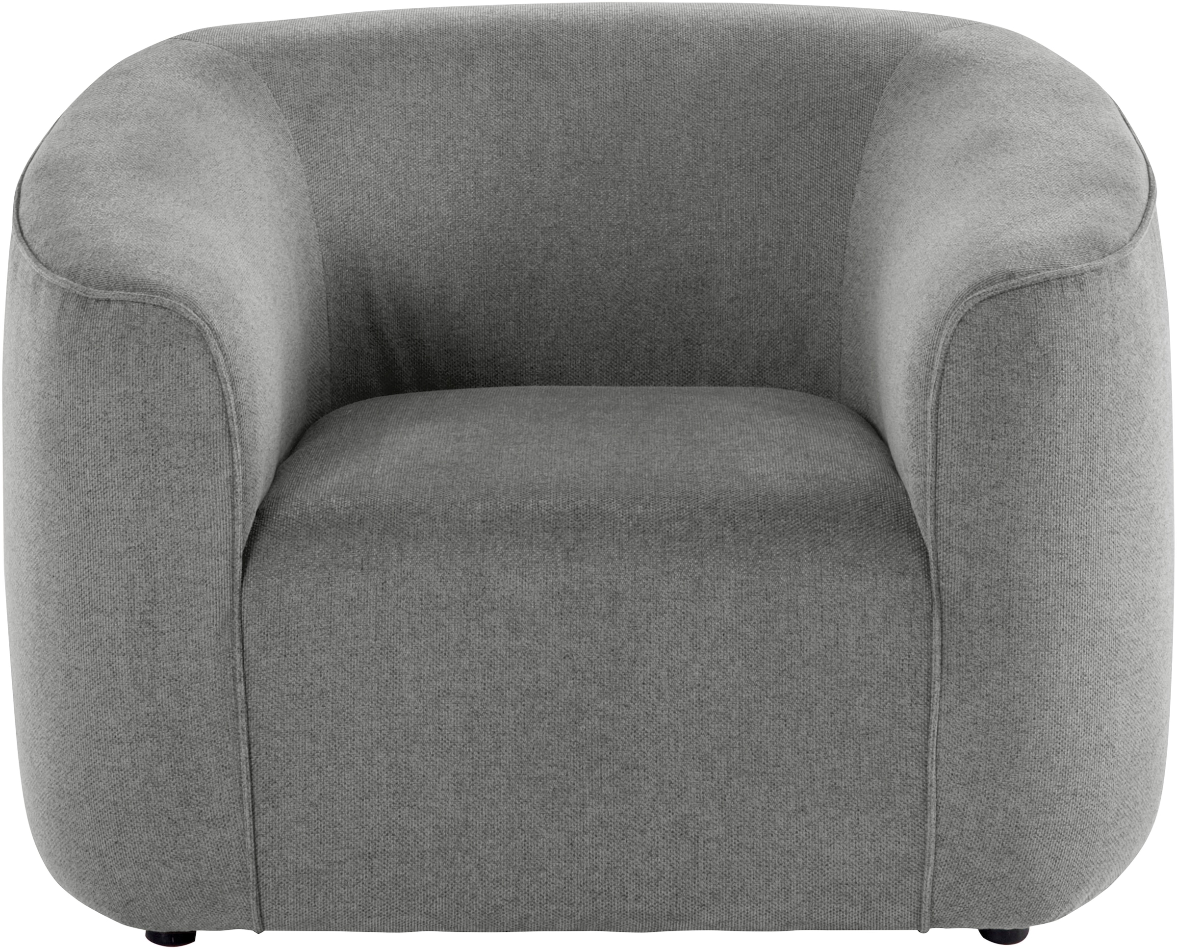 LeGer Home by Lena Gercke Sessel »LYZA Relaxsessel, Loungesessel, Masse B/T/H: 113/95/71 cm« organische Form, mit Wellenunterfederung, gemütlich und modern