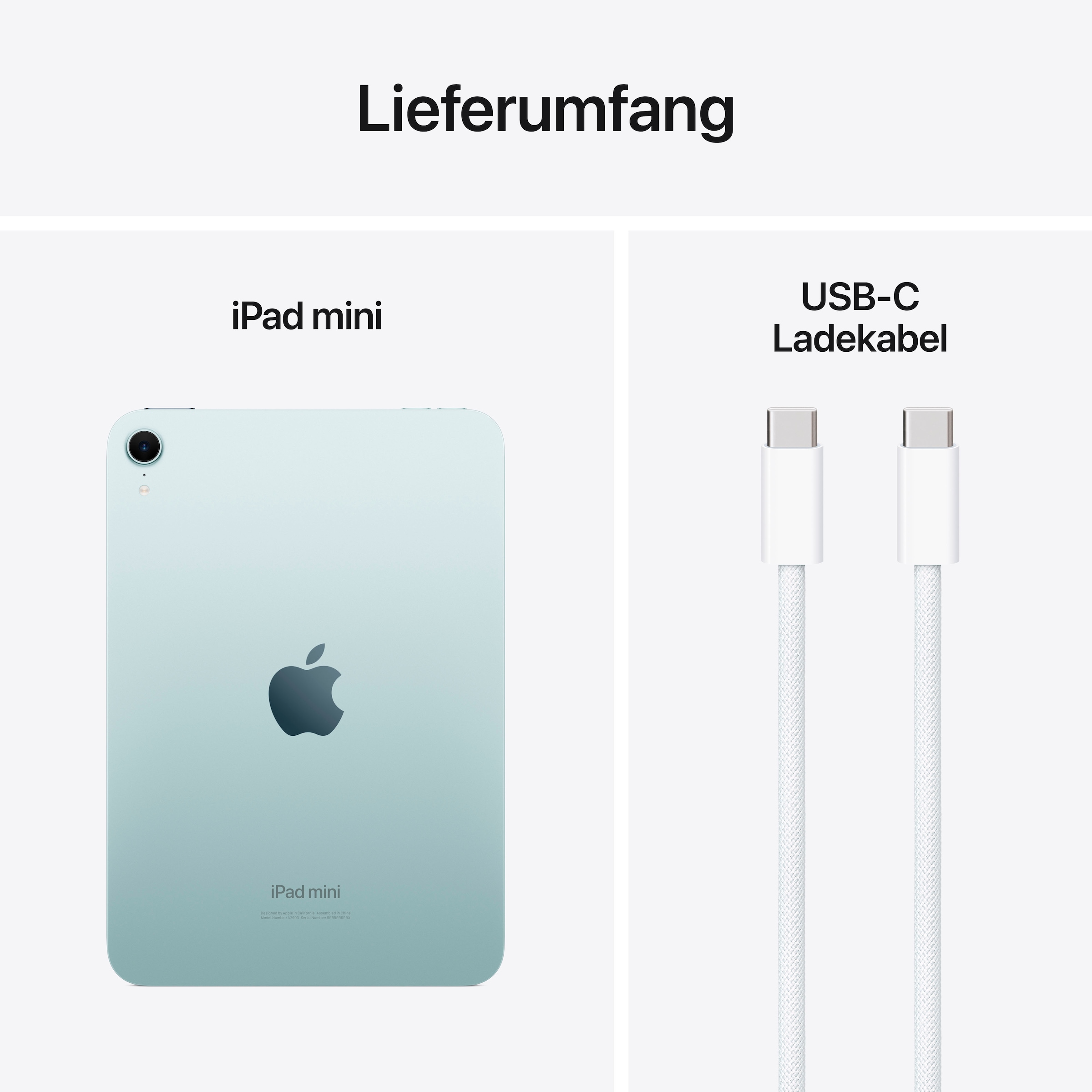 Apple Tablet »iPad mini 2024 Wi-Fi 512GB« (21,08 cm / 8.3 ″) iPadOS 512 GB Retina )