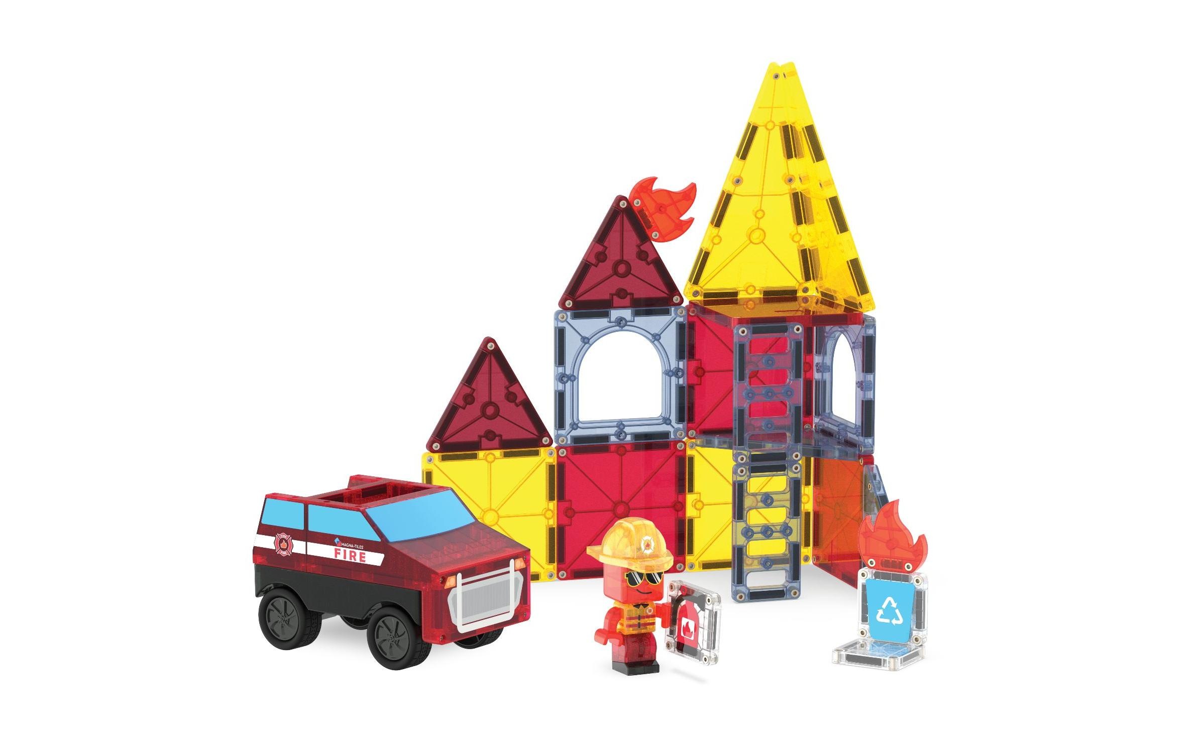   Steinbaukasten »Magna-Tiles Fire Rescue 27 Teile«