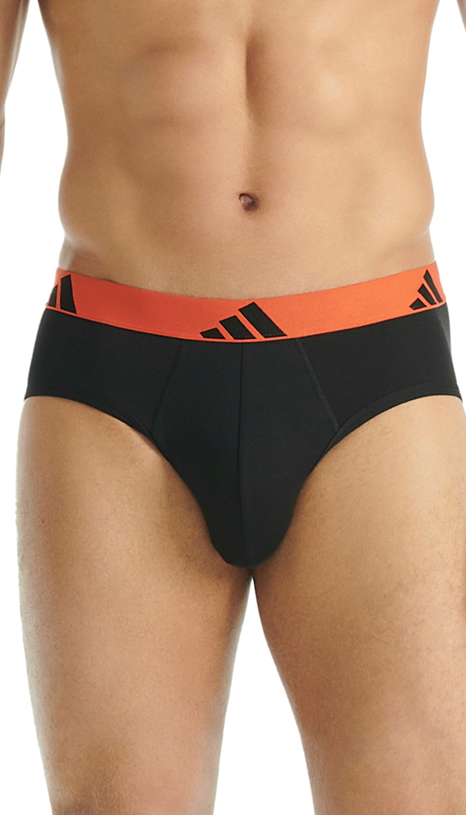 adidas Sportswear Slip »Active Flex Cotton« 3er Pack,  elastisch, Logo-Bund, scheuerfreies Tragegefühl, ohne Eingriff