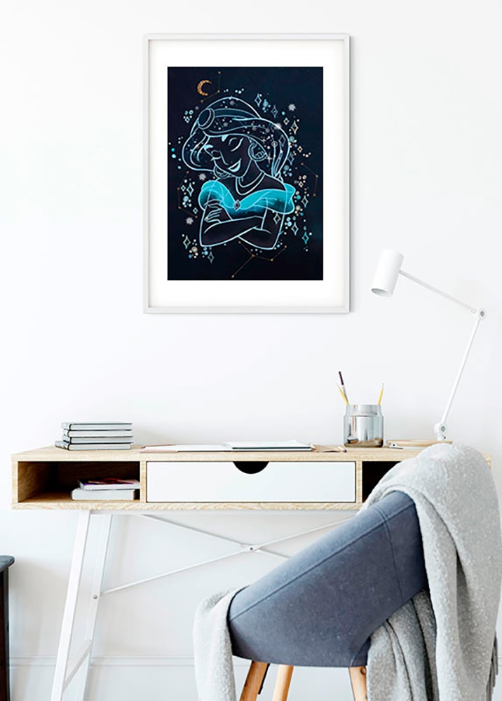 Komar Bild »Jasmin Dreaming« Disney 1 Stk. tlg. Wandbild zur Dekoration im Kinderzimmer - ohne Rahmen