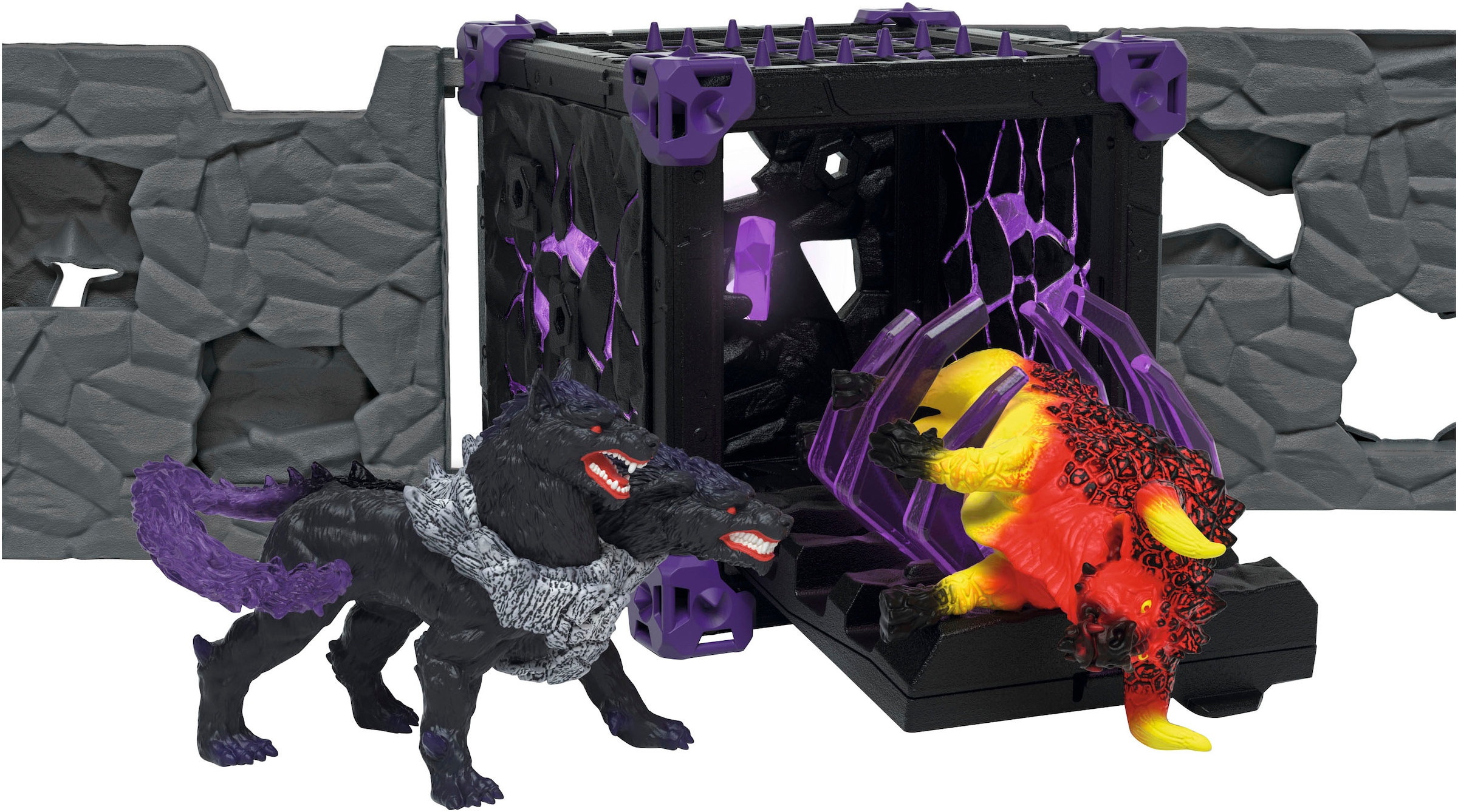 Schleich® Spielwelt »ELDRADOR® CREATURES, BattleCave Arena: Lava vs. Schatten (42673)«