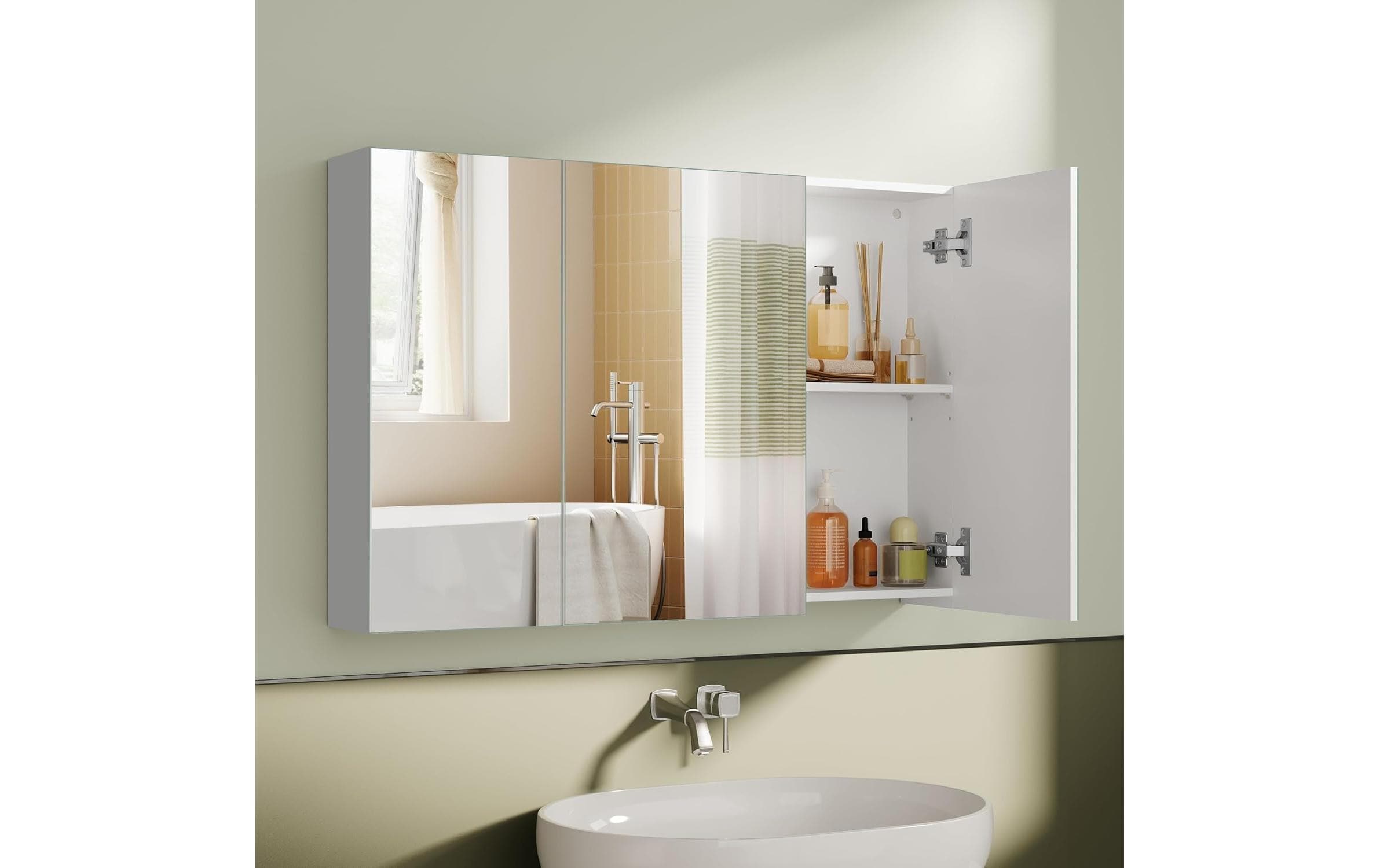 VASAGLE Spiegelschrank »15 x 90 x 60 cm«