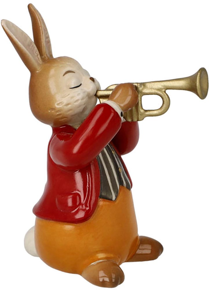 Goebel Osterhase »Figur Hase - Eifriger Trompeter« Osterfigur, Dekofigur, Ostern, Osterdekoration