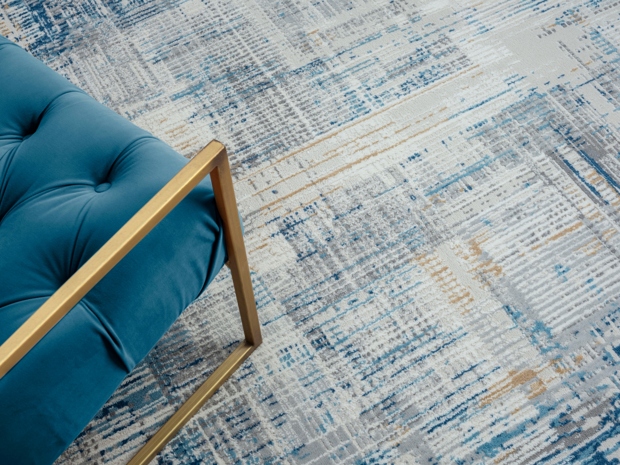 GOODproduct Teppich »Niamh, LAGERRÄUMUNG!« rechteckig 8 mm Höhe Kurzflor, modernes Design, pflegeleicht, Wohnzimmer