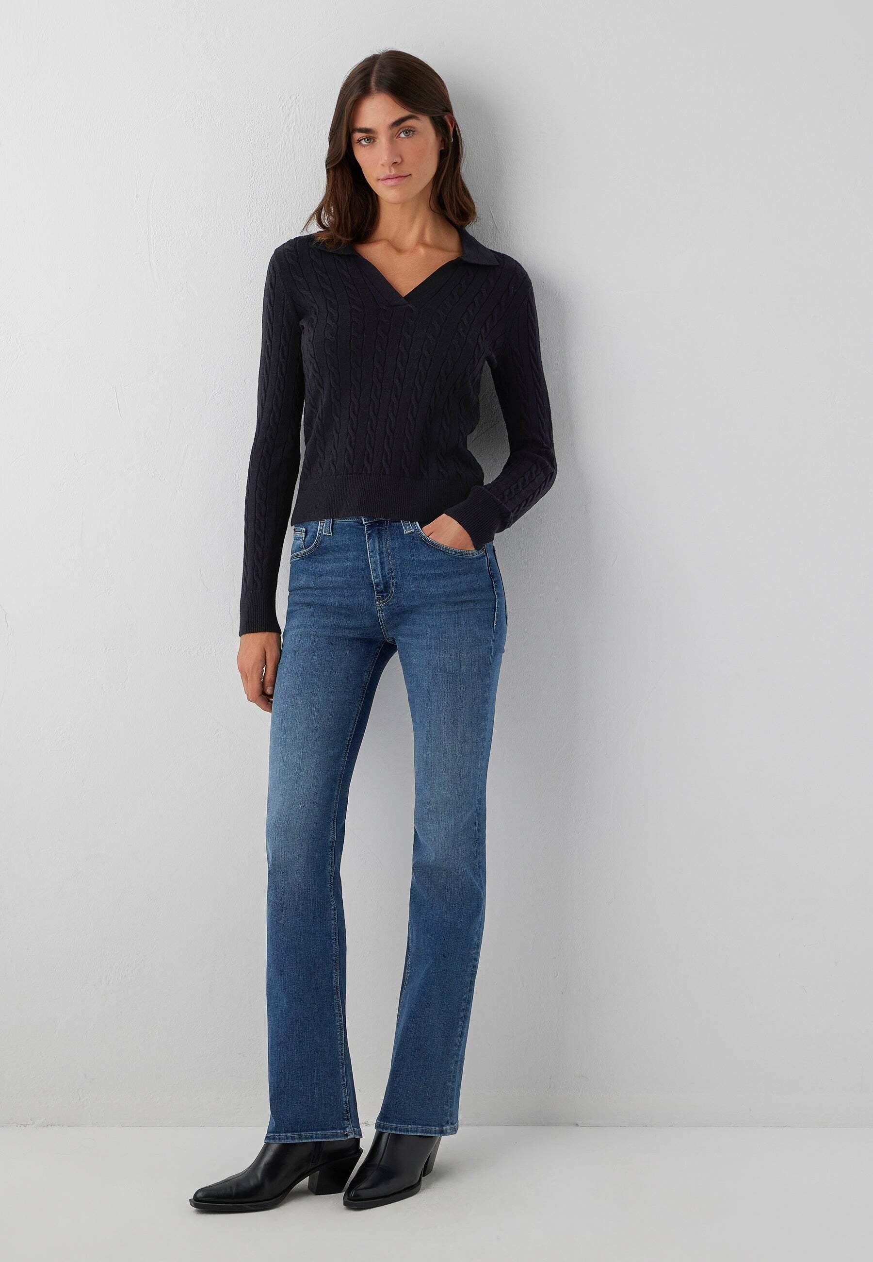 Mavi Pull en tricot »Mavi Pullover Polo«