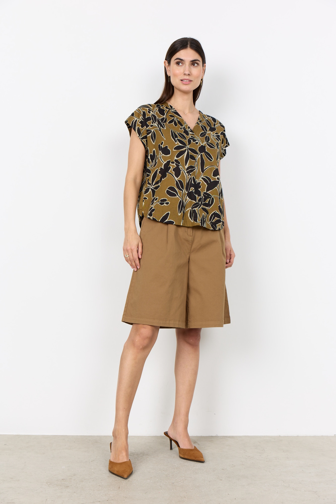 soyaconcept Blouse à manches courtes »SC-FEODORA 3« Coton