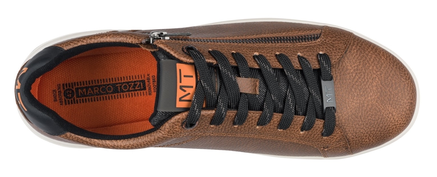 MARCO TOZZI Sneakers  , chaussure de loisir, chaussure basse, chaussure à lacets avec logo embossé sur le côté