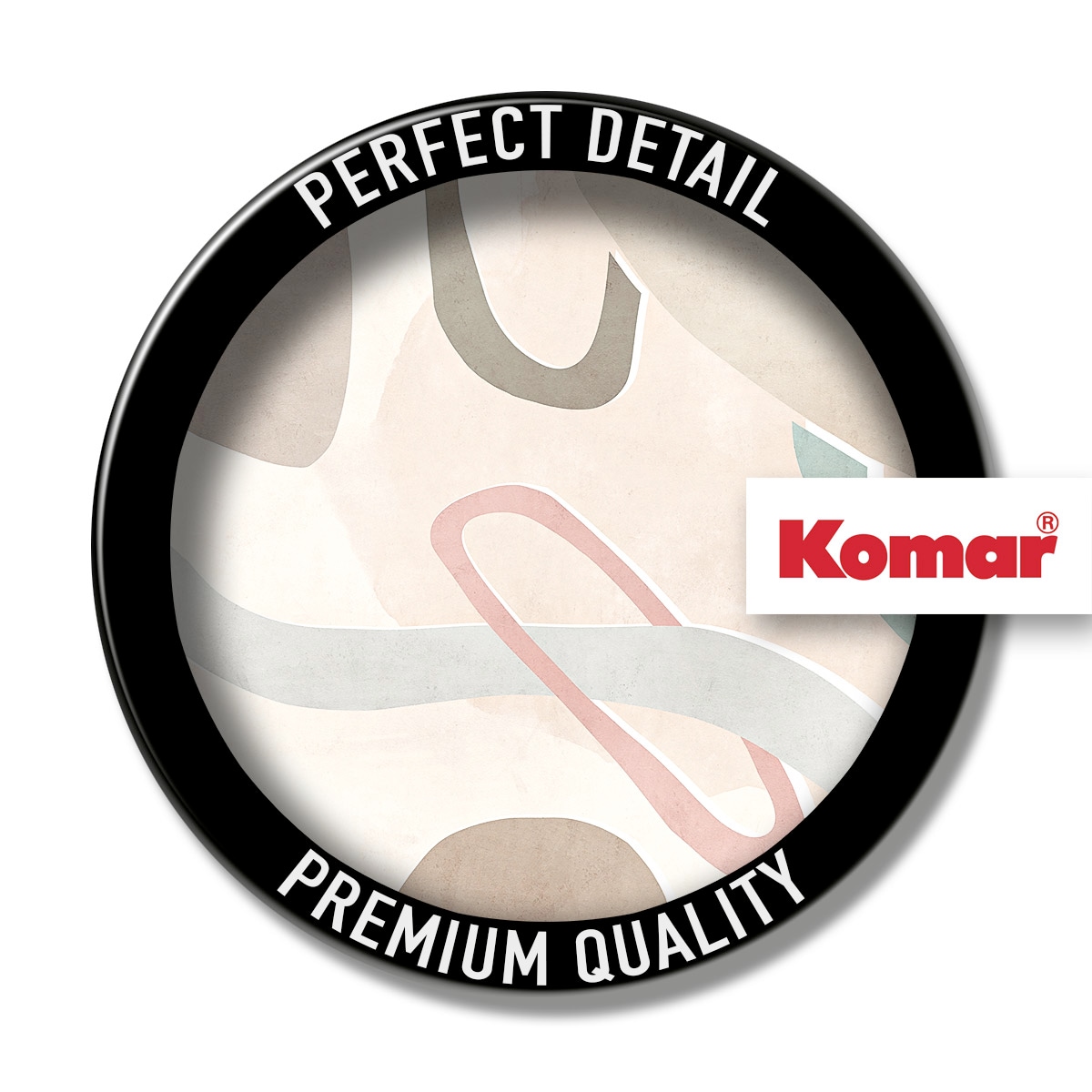 Komar Fototapete »Digitaldruck Vlies -  Paradox Parallelogramm - Grösse 400 x 250 cm« bedruckt | floral | geblümt | gemustert | tropisch glatt Wohnzimmer, Schlafzimmer