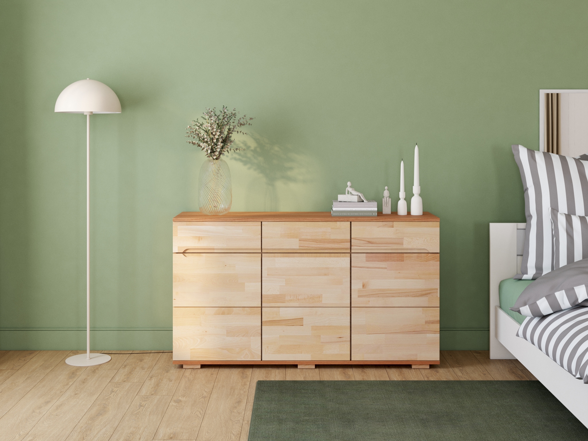 GOODproduct Linge de lit réversible »Greta« 2 tlg. Bettwäsche mit Streifen in verschiedenen Qualitäten, ab 135x200 cm