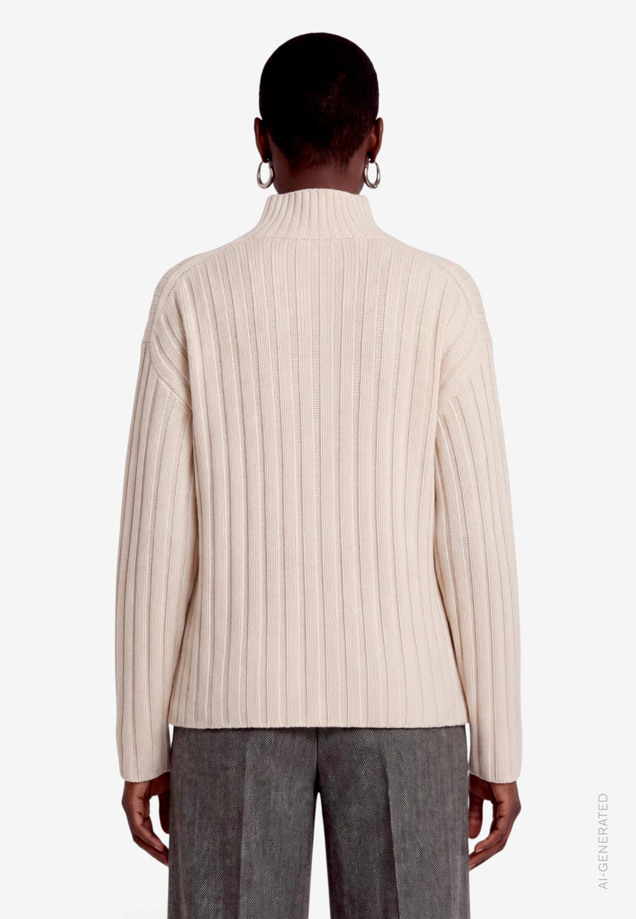 Zero Pull en tricot Winterpullover mit Stehkragen