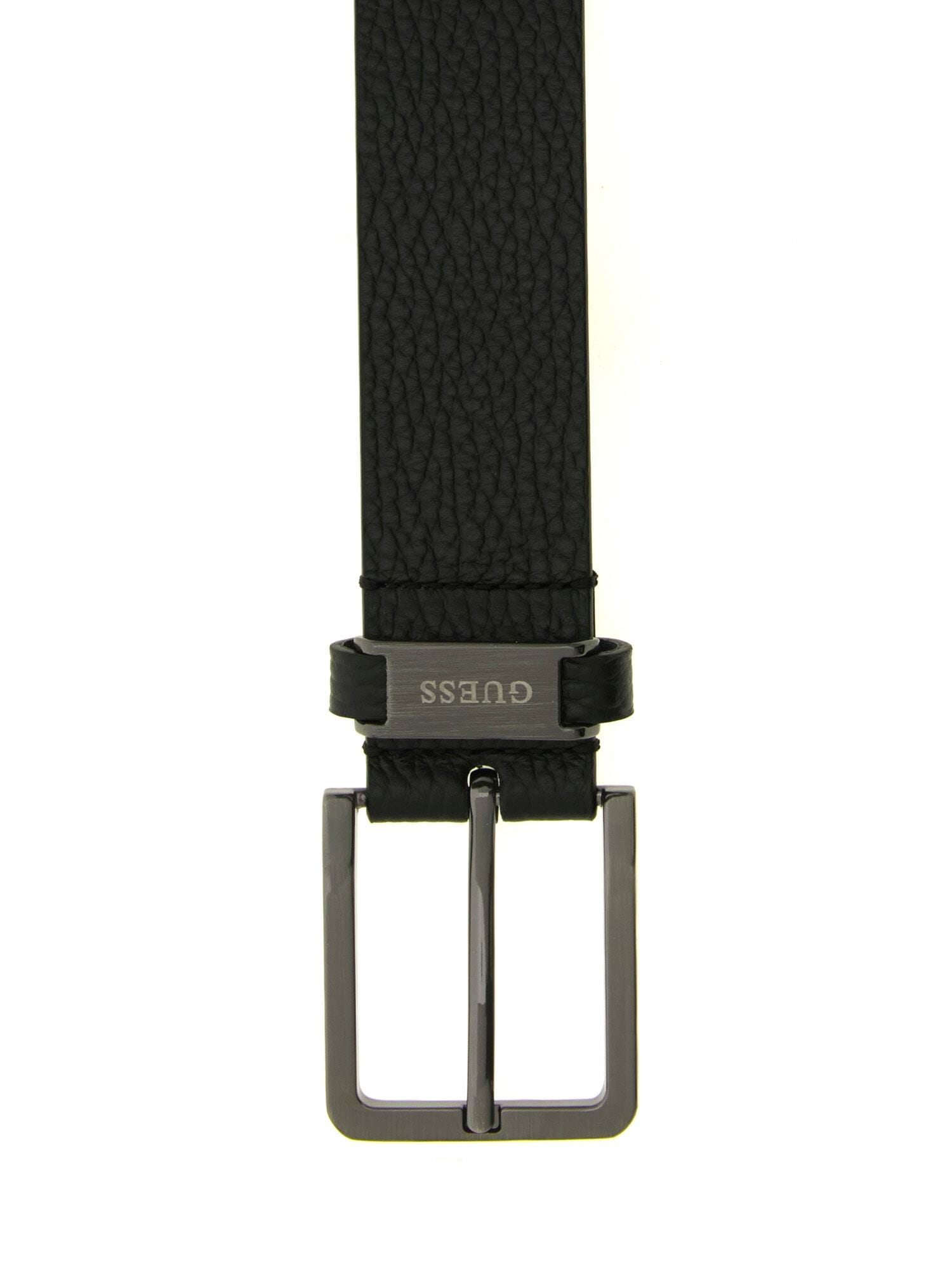 Guess Ceinture en cuir »BELT H35« avec structure grainée
