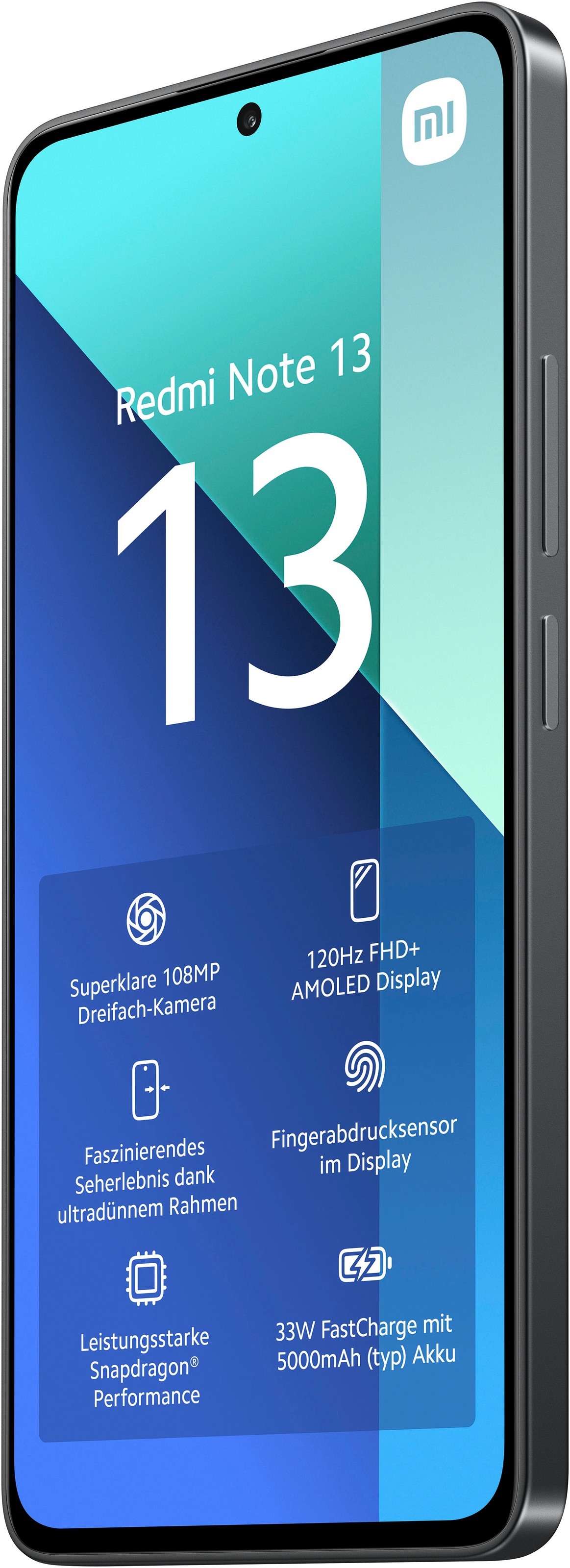 Xiaomi Smartphone »Redmi Note 13 8+128GB« Midnight Black